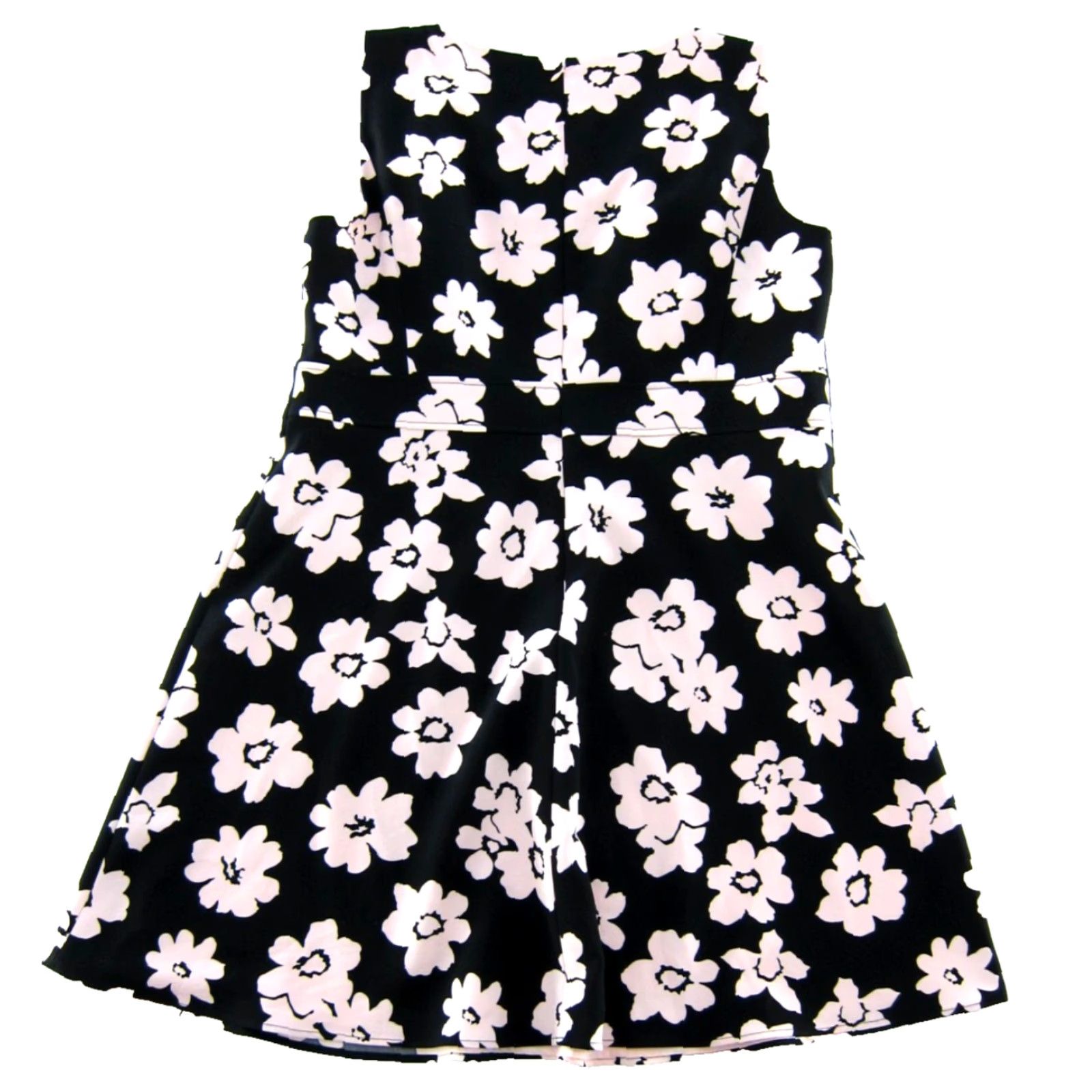 Nine West Nine West Pink Black Floral Sleeveless V-Neck Sheath Sun Dress Women 18W Size XXL / US 16-18 / IT 52-54 - 2 Thumbnail