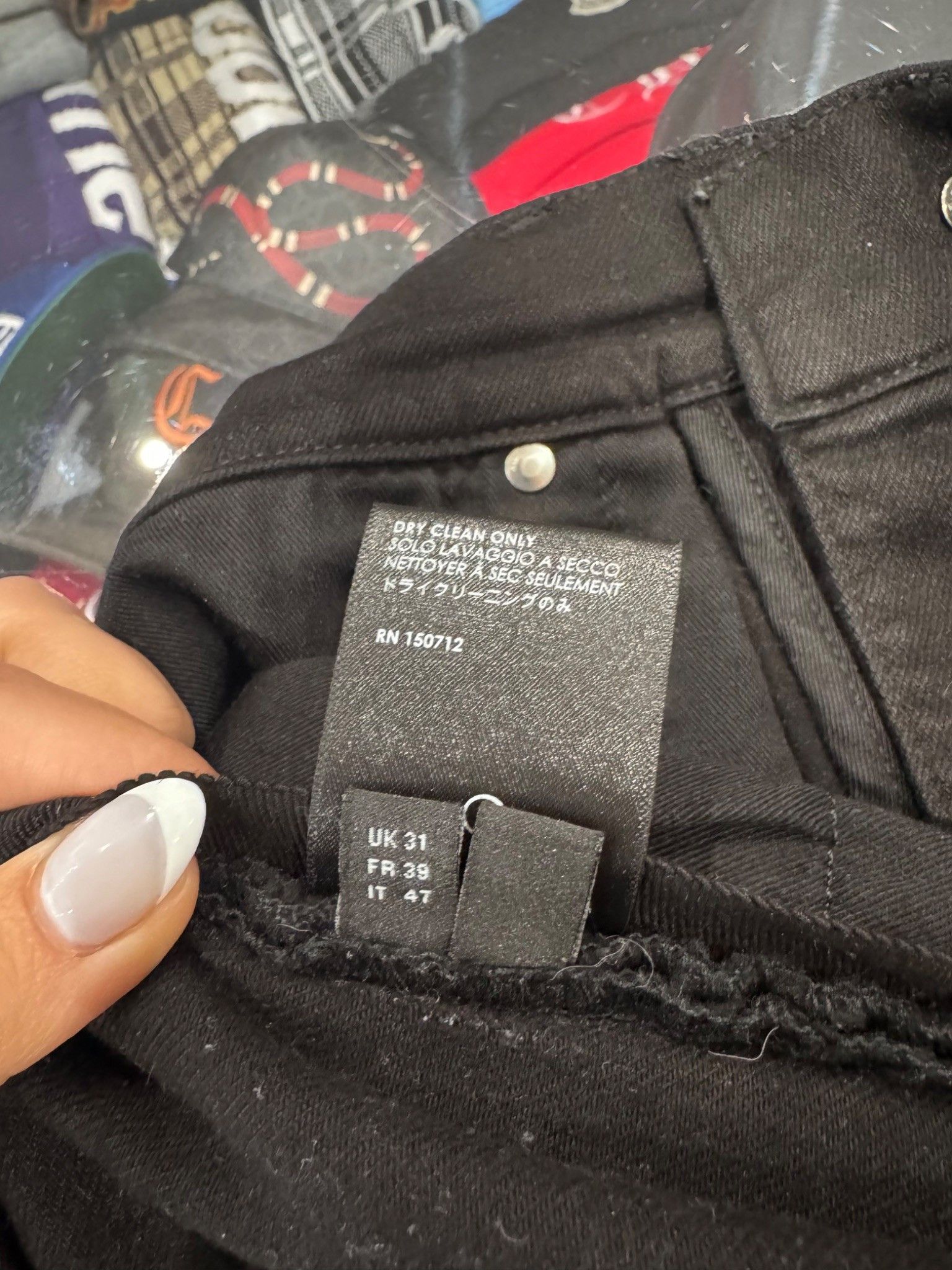 Amiri Amiri MX1 Distressed Black Jeans Size US 31 - 6 Thumbnail