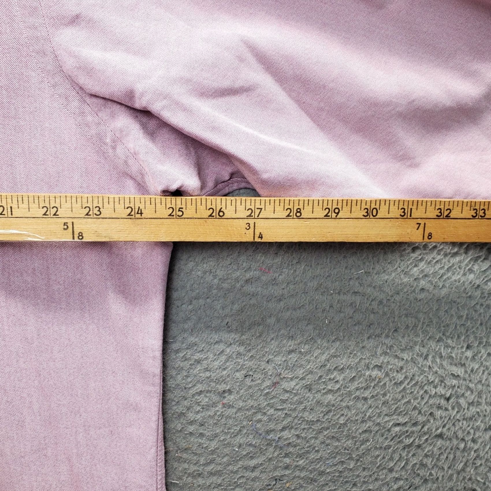 Ralph Lauren Ralph Lauren Dress Shirt Mens 16 Pink Yarmouth Long Sleeve Pony Logo Button-Down Shirt Mens Size 16 Pink Solid 100% Cotton Casual Holiday Size 42R - 4 Thumbnail