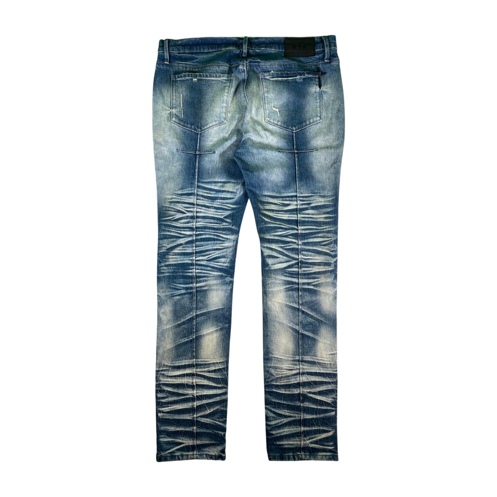 Rta RTA Aged Wash Jeans Size US 38 / EU 54 - 2 Thumbnail