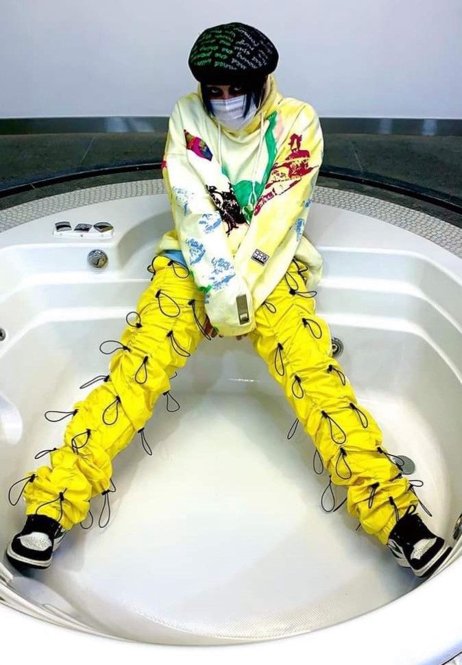 99%IS- 99%IS Yellow Gobchang Pants Size US 31 - 7 Thumbnail