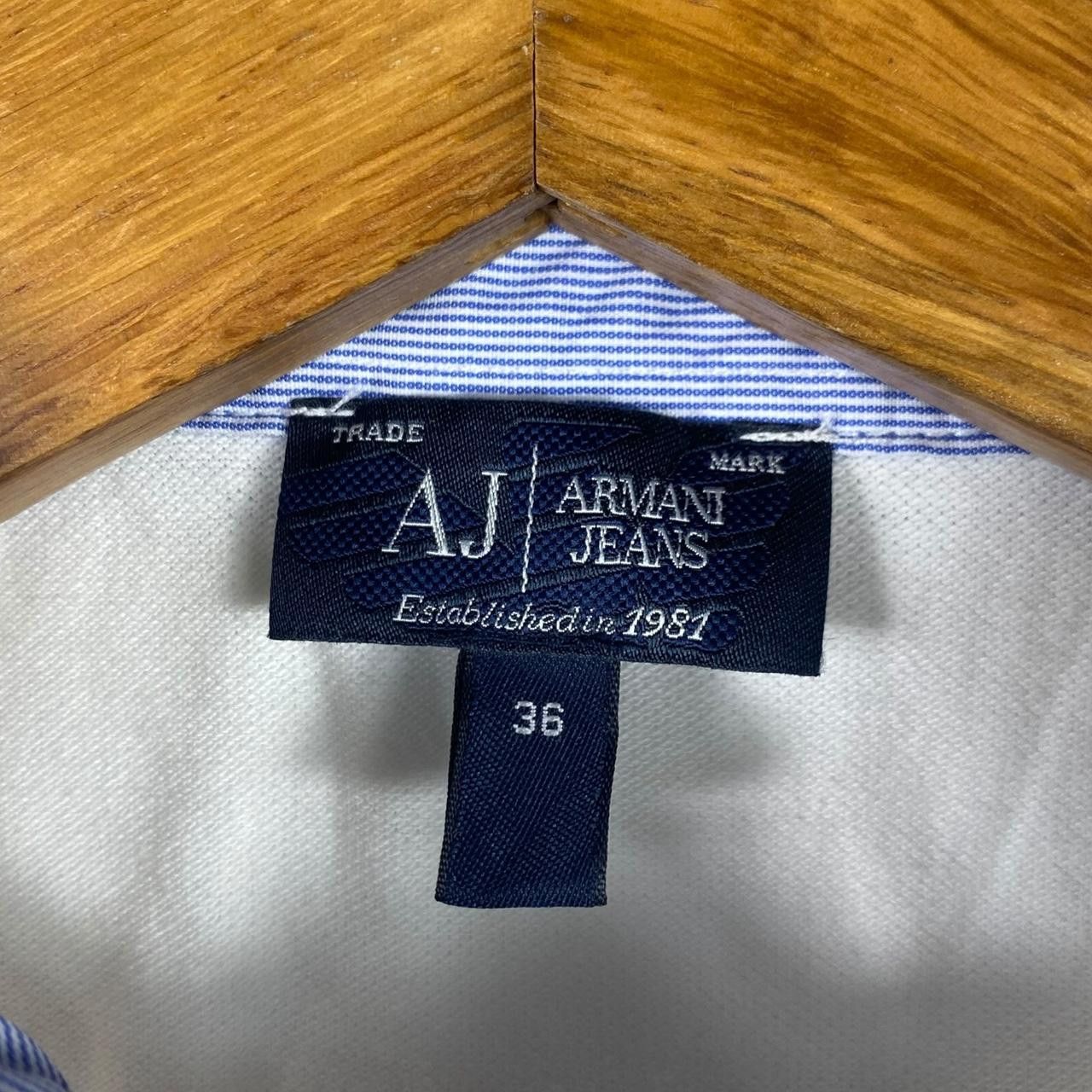 Armani ARMANI JEANS EMPORIO Giorgio Plain Polo Tee Shirt Top Collar Size S / US 4 / IT 40 - 6 Thumbnail