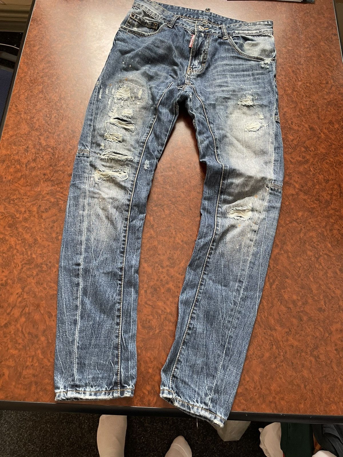 Dsquared2 × If Six Was Nine Dsquared 2 jeans denim pants trousers joggers chrome rock Size US 32 / EU 48 - 2 Thumbnail