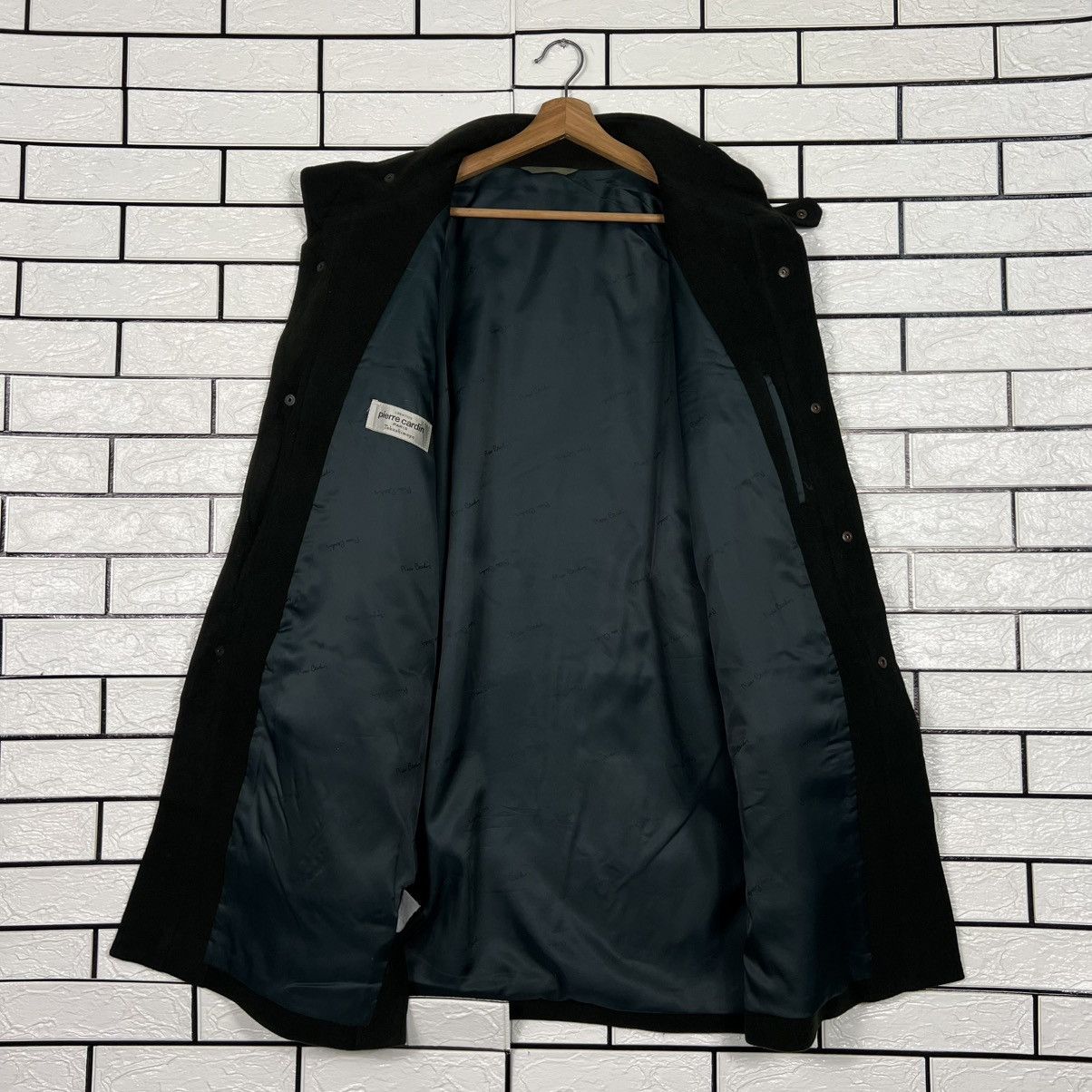 Pierre Cardin Vintage 90's PIERRE CARDIN Wool Overcoat Jacket #4143-C189 Size US XL / EU 56 / 4 - 11 Thumbnail
