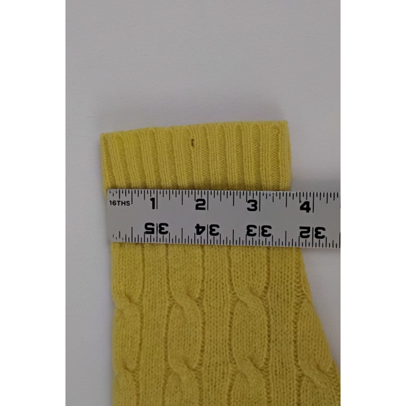 Ralph Lauren Ralph Lauren Lambswool Sweater Women's S Yellow Cable Worn Size S / US 4 / IT 40 - 12 Thumbnail