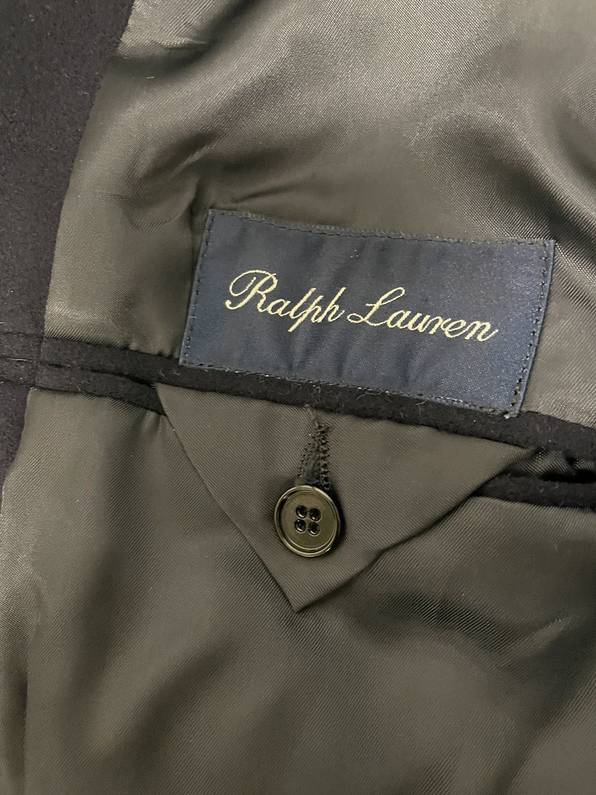 Ralph Lauren × Vintage Vintage Rare Label Wool & Cashmere Blazer Size 44R - 7 Thumbnail