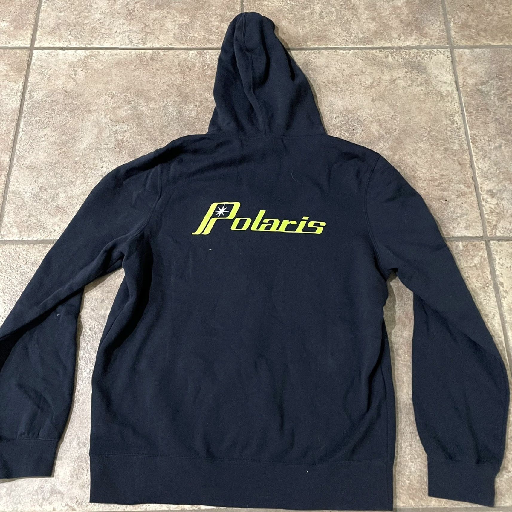 Vintage Polaris Black Zip-Up Hooded Drawstring Graphic Hoodie Womens XL Size Hoodie Black Womens XL Polaris Size XL / US 12-14 / IT 48-50 - 5 Thumbnail