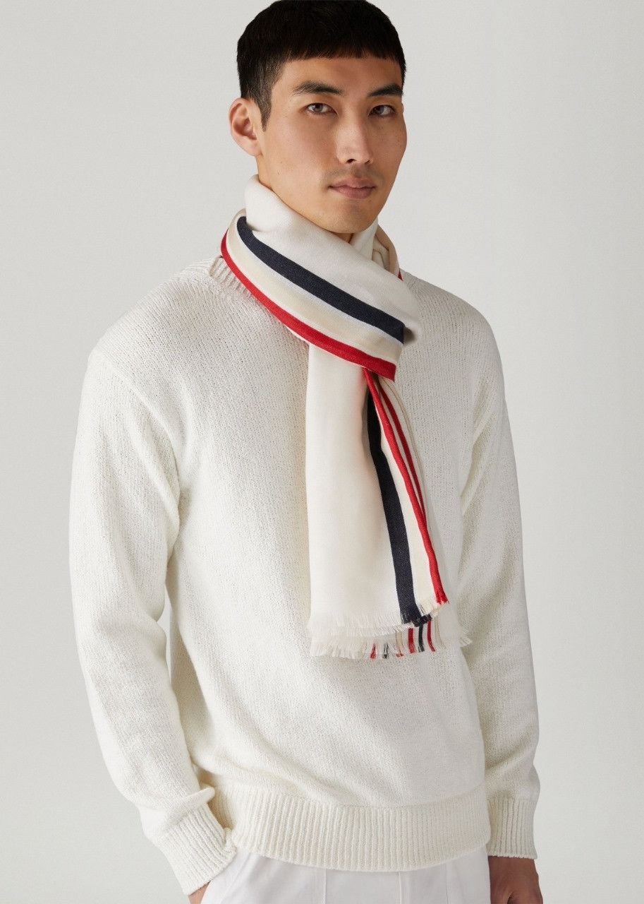 Loro Piana o1srvl11e0624 Size: OS FAM8949 Scarf in Beige Size ONE SIZE - 1 Thumbnail
