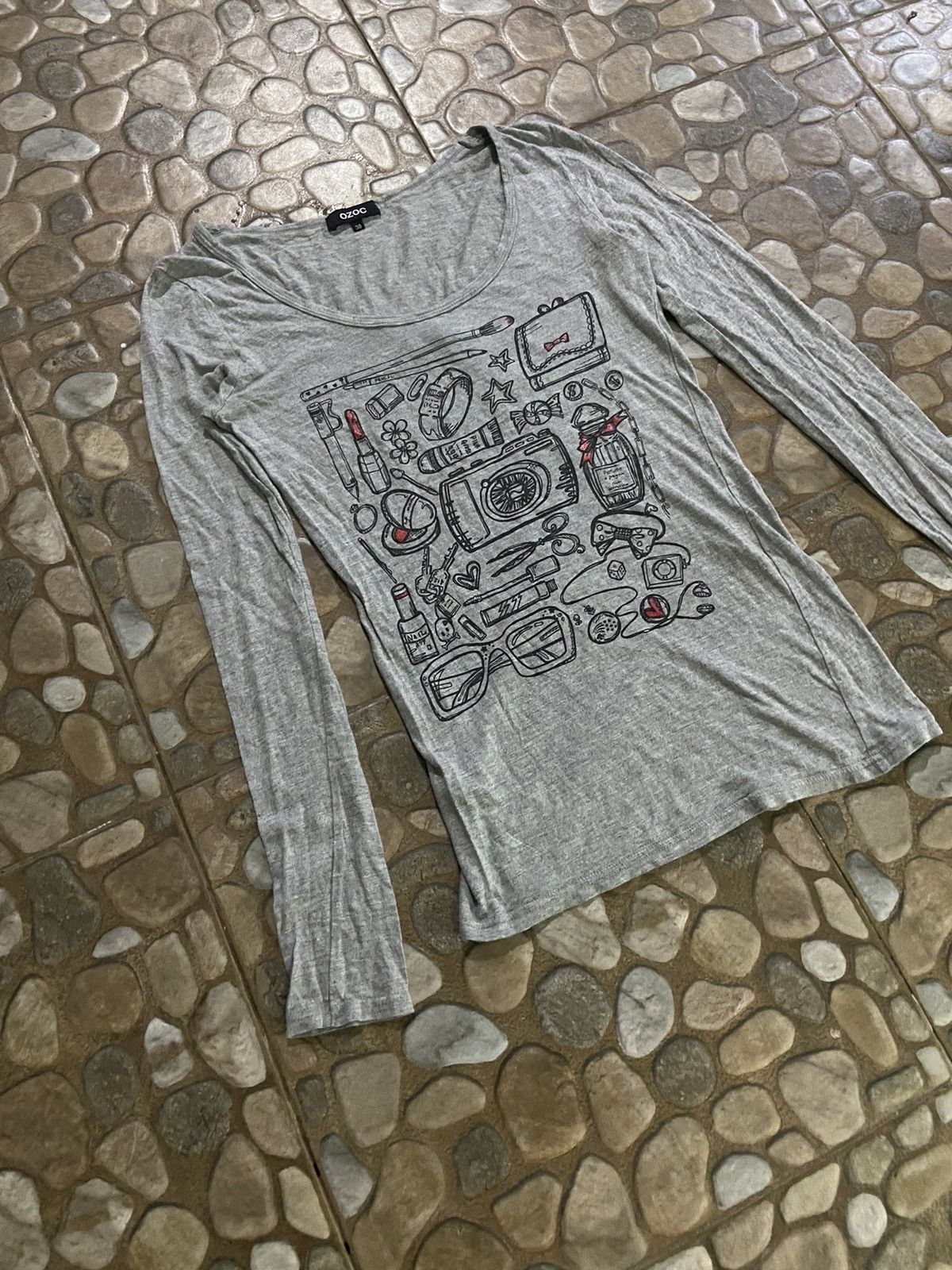 Hysteric Glamour VTG Y2K OZOC women long sleeve t-shirt Size S / US 4 / IT 40 - 3 Thumbnail