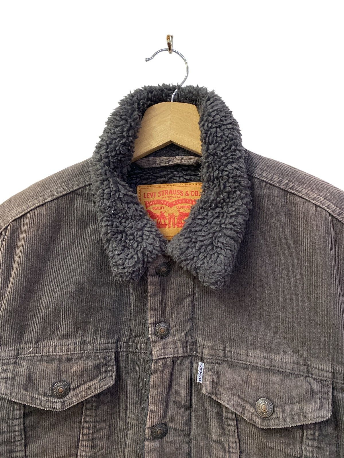 Levi's × Levi's Made & Crafted × Vintage Levi’s Sherpa Corduroy Trucker Jacket Size US S / EU 44-46 / 1 - 3 Thumbnail