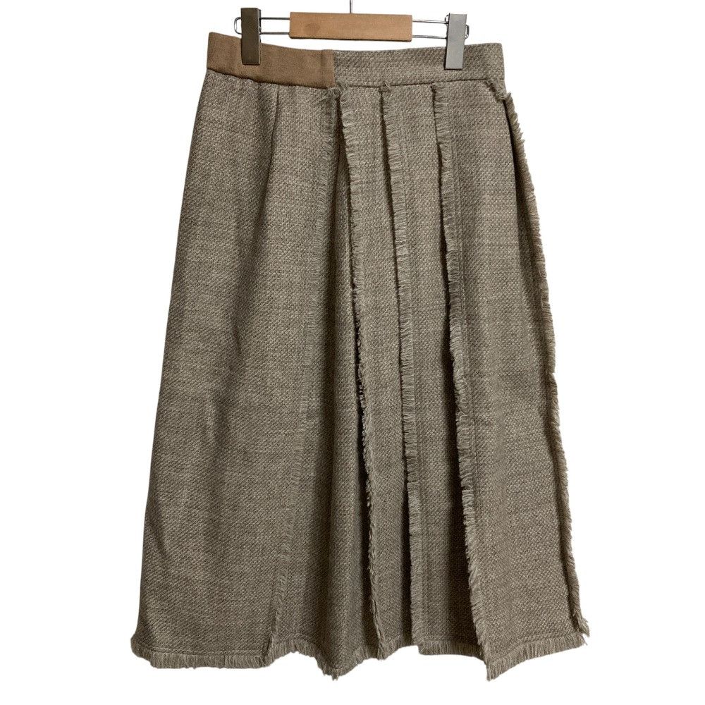 Other Other Drawer Wool Pleated Fringe Skirt Textile Skirts DUTY FREE for USA Size ONE SIZE - 1 Thumbnail