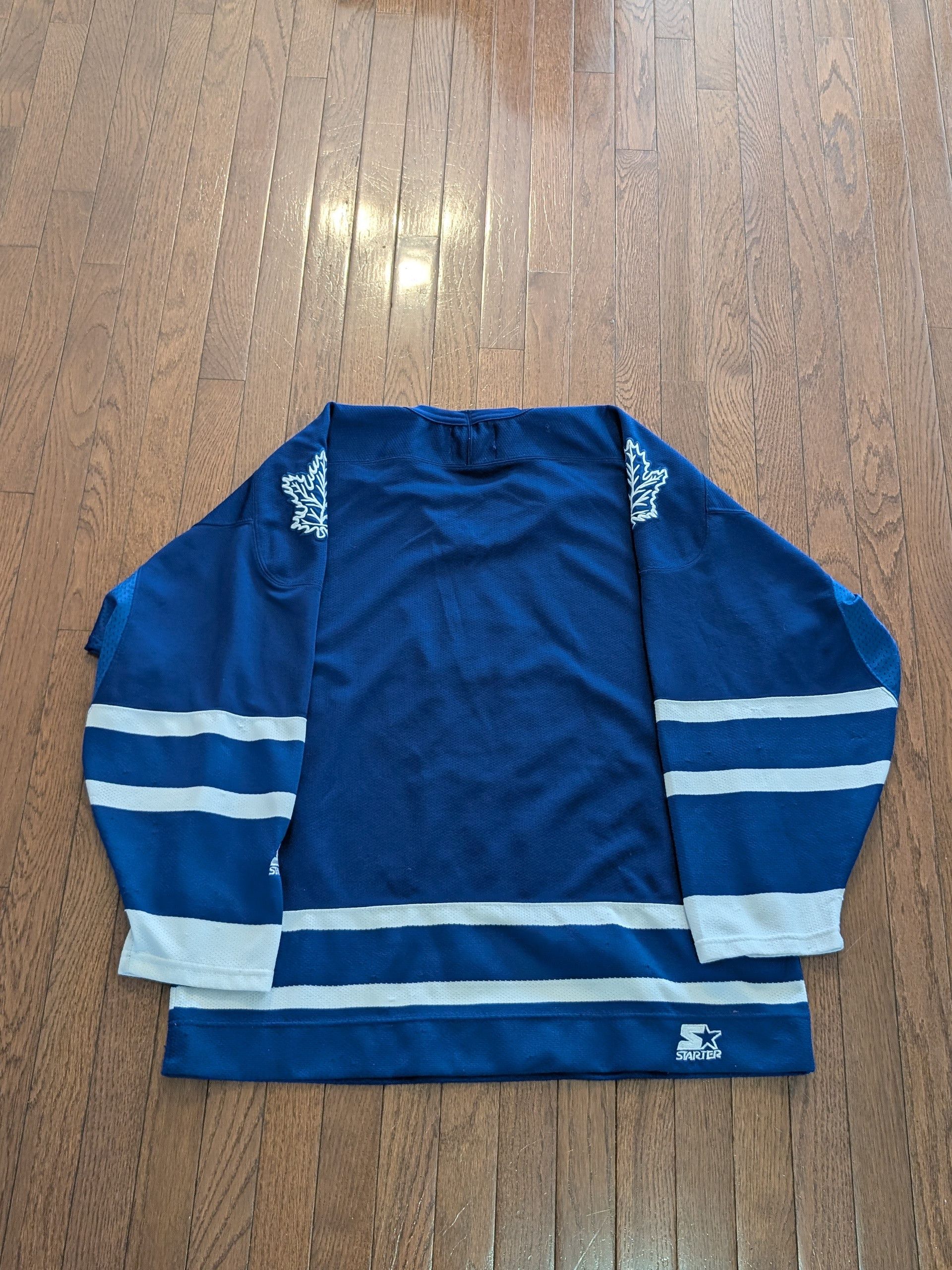 Starter 90's Toronto Maple Leafs Blue Starter Jersey - Size XL Size US XL / EU 56 / 4 - 6 Thumbnail