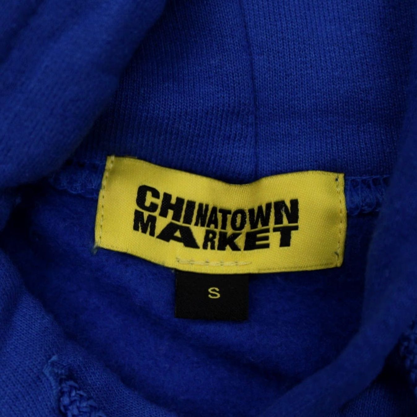 Vintage Chinatown Market Hoodie Men S Blue Back 2 Back Championship Pullover L/S Graphic Print Hooded Logo Sweatshirt Size US S / EU 44-46 / 1 - 7 Thumbnail