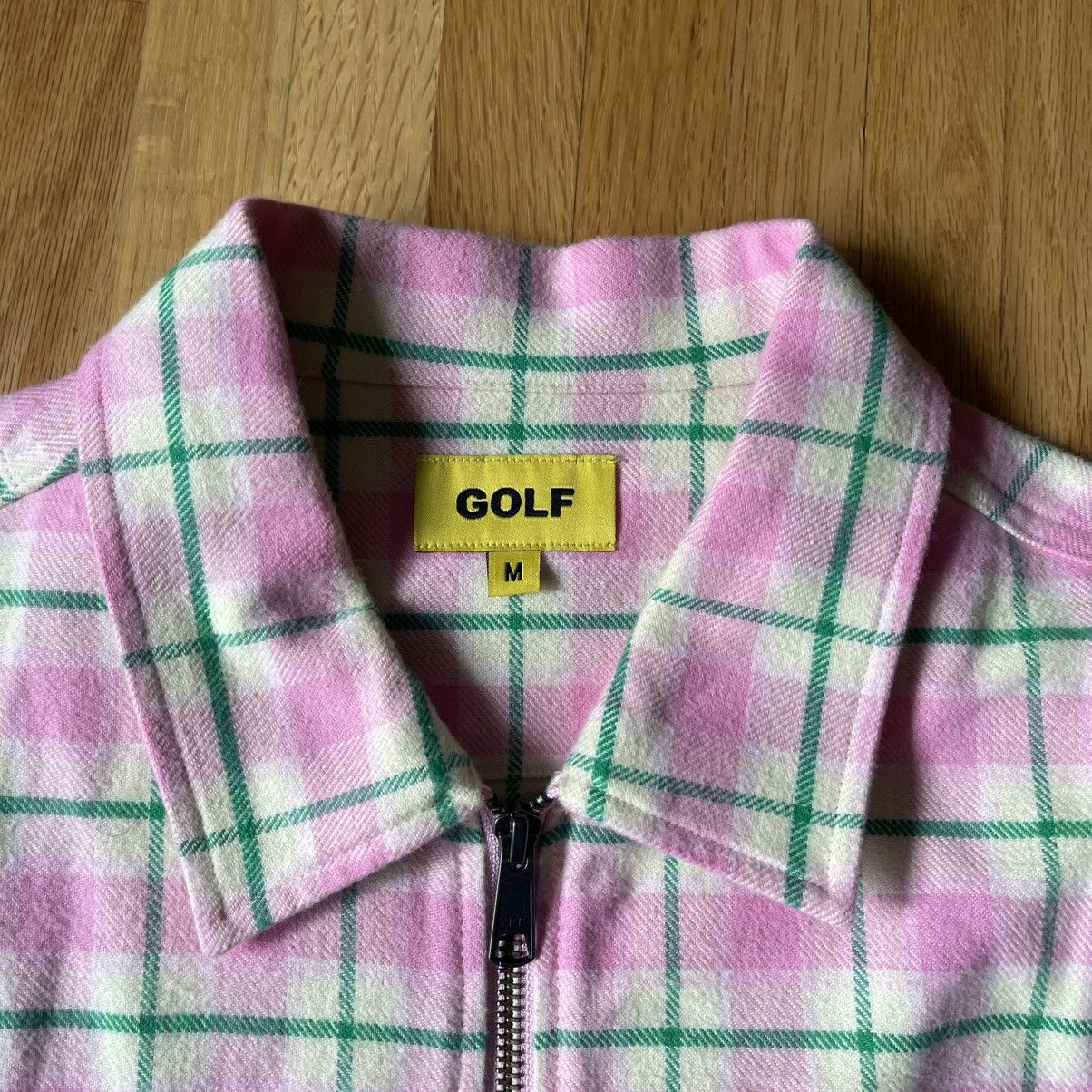 Golf Wang Pink and green plaid flannel jacket Size US M / EU 48-50 / 2 - 3 Thumbnail