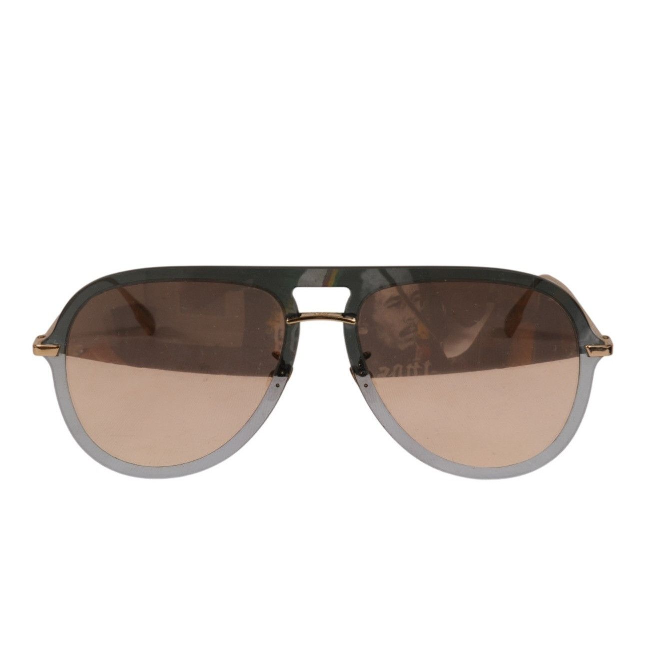 Dior Ultime 1 Aviator Sunglasses AVBSQ Blue Gold Size ONE SIZE - 9 Thumbnail