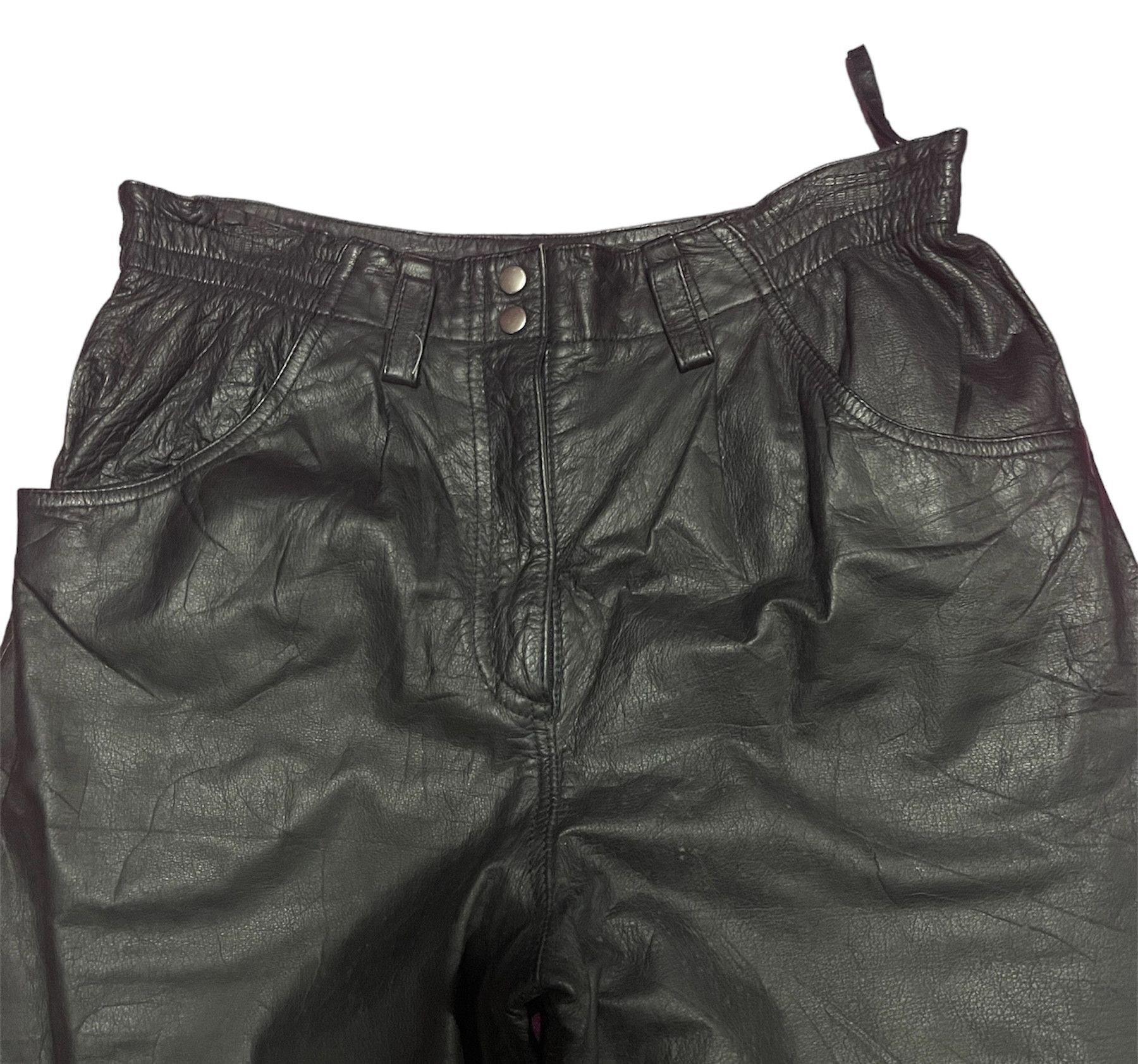 Japanese Brand 🔥RARE🔥BELLEANNE LEATHER PANTS BAGGI JAPAN Size US 32 / EU 48 - 3 Thumbnail