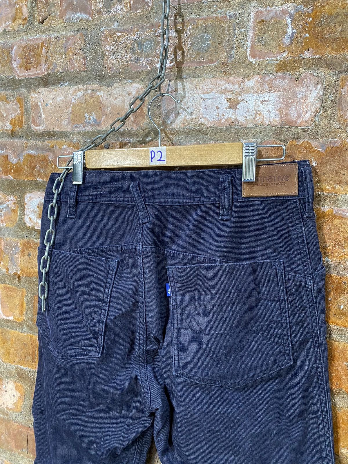 Japanese Brand × Lad Musician × Nonnative 2000s Nonactive indigo courduroy pants Size US 32 / EU 48 - 10 Thumbnail