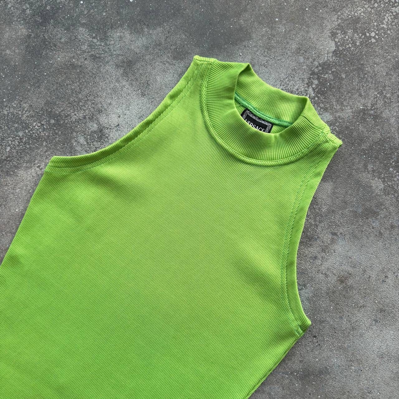 Versace Jeans Couture 90s Versace Jeans Couture Vintage Ribbed Tank Top Size M / US 6-8 / IT 42-44 - 2 Thumbnail