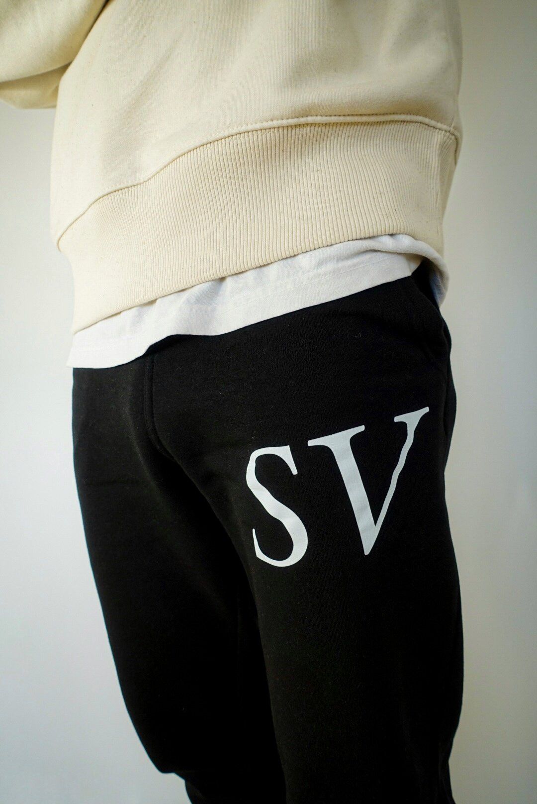 Other Saint Virgo SV Italic Organic Black Jogger Sweatpants Small Size US 30 / EU 46 - 5 Thumbnail