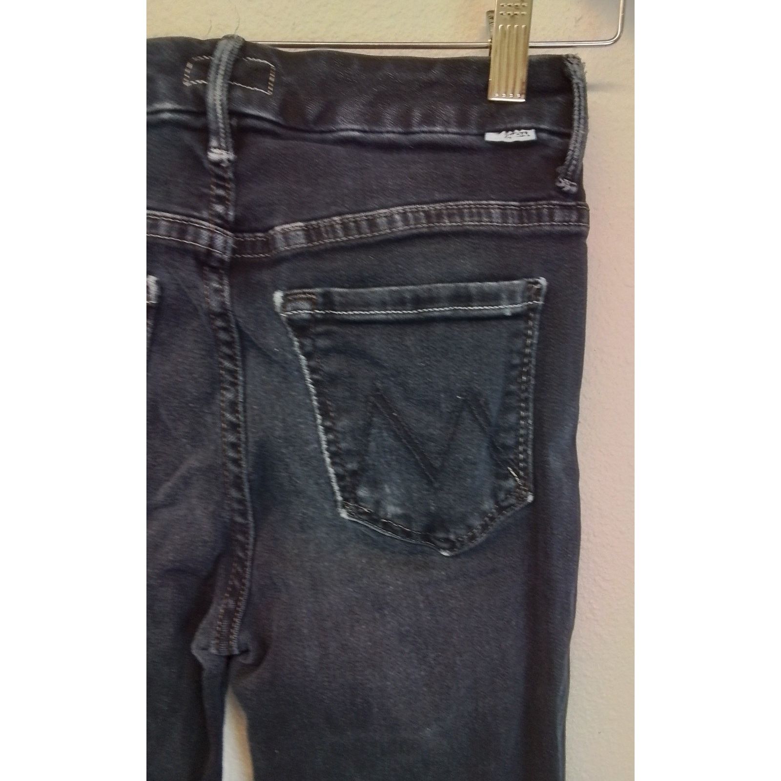 MOTHER Mother Looker Ankle Jeans Women's 24" High Waist Dark Wash Size 24" / US 00 / IT 34 - 5 Thumbnail