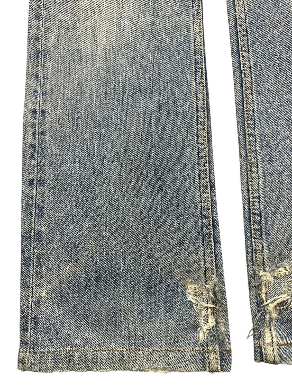 A.P.C. Vintage APC Blue Faded Wash Whisker Distress Style Jeans Size 26" / US 2 / IT 38 - 7 Thumbnail