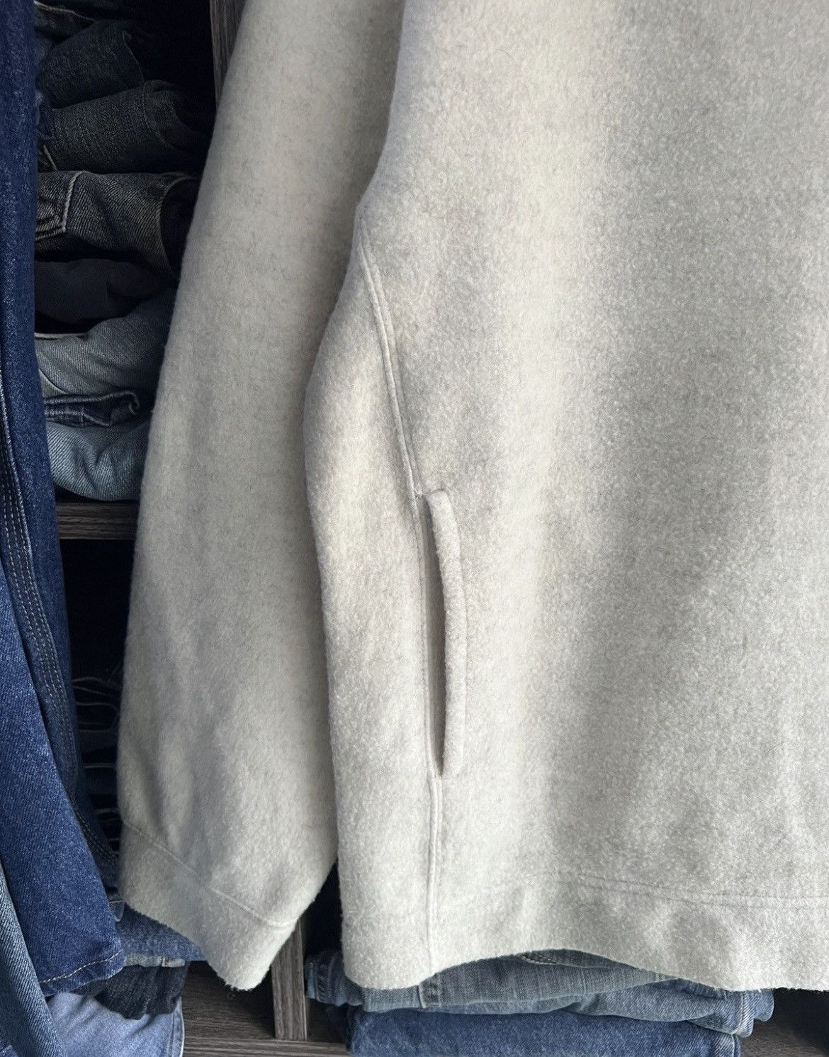 Lemaire × Uniqlo 🔥Uniqlo U Lemaire Mohair Pullover Hoodie Size US L / EU 52-54 / 3 - 7 Thumbnail