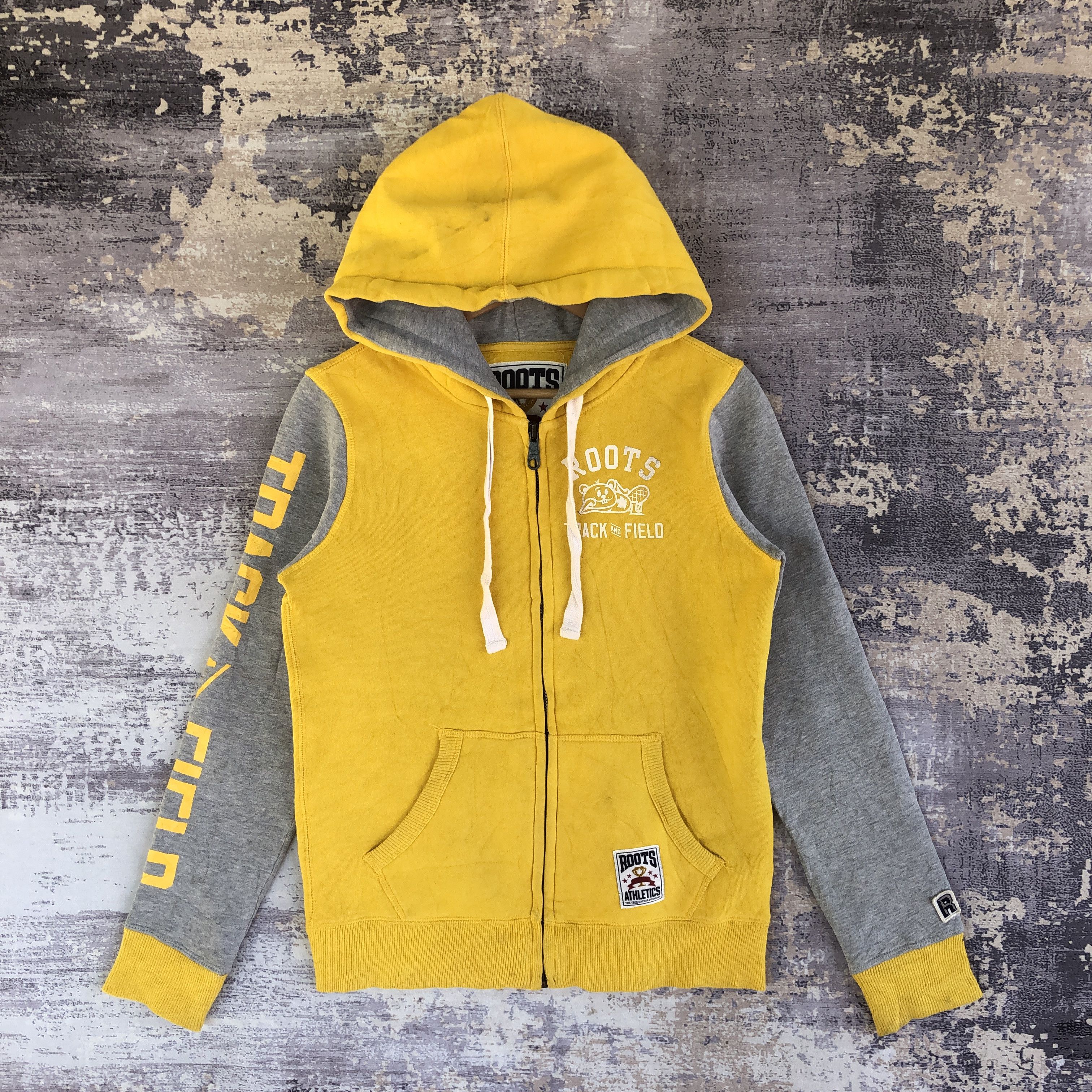 Japanese Brand × Vintage Y2K Roots Athletics Varsity Sweater Japanese Sweatshirt Size US S / EU 44-46 / 1 - 1 Thumbnail