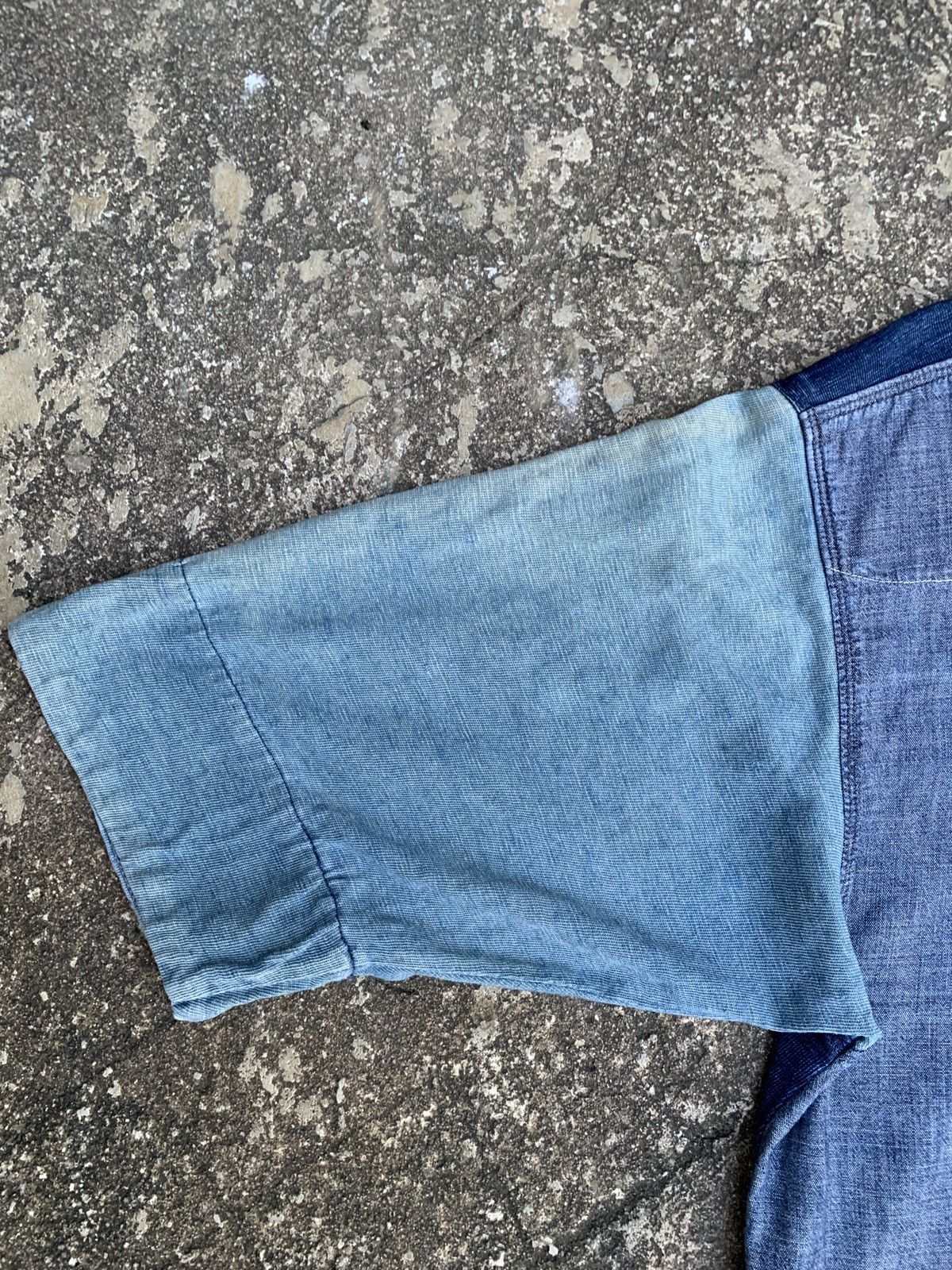 45rpm × Japanese Brand 45rpm Japan Faded Indigo Natural Color Denim Tee Size US L / EU 52-54 / 3 - 12 Thumbnail