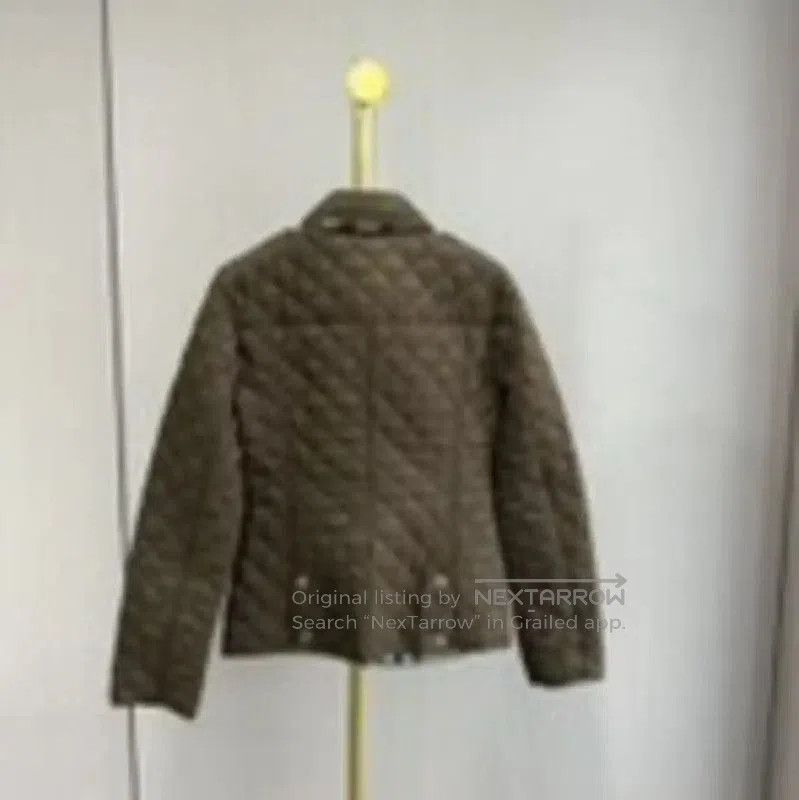 Burberry Burberry Quilted Brown Cotton Jacket for Women. Size XS / US 0-2 / IT 36-38 - 2 Thumbnail