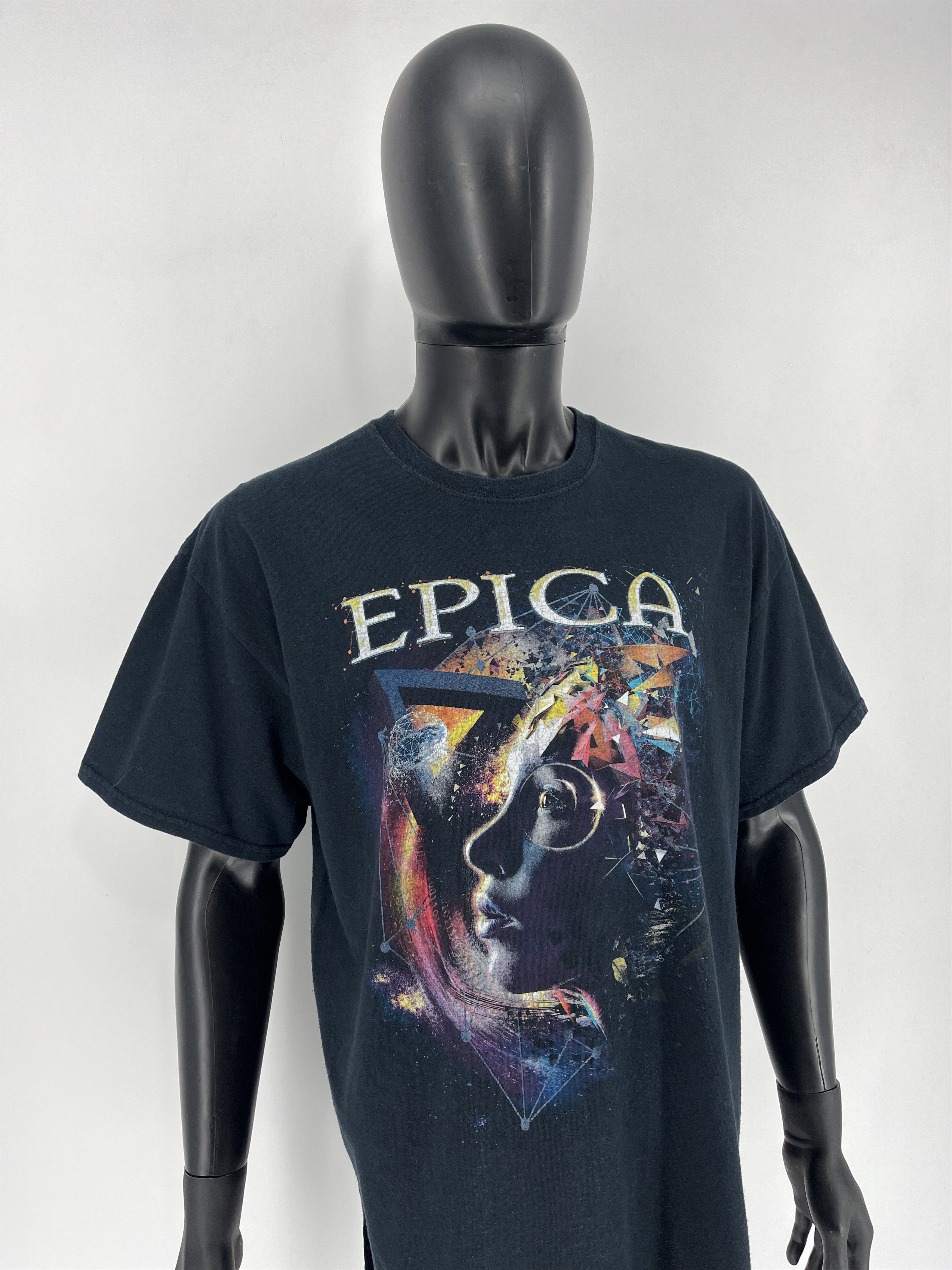 Band Tees × Vintage Vintage 00s Epica Gothic Symphonic Metal rock band Nightwish Size US XL / EU 56 / 4 - 4 Thumbnail