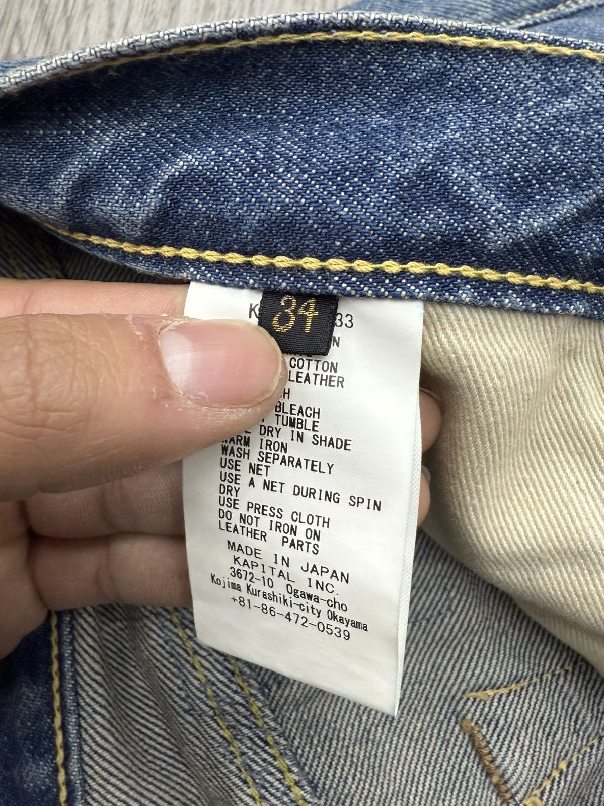 Kapital Kapital monkey cisco patchwork jeans Size US 34 / EU 50 - 7 Thumbnail