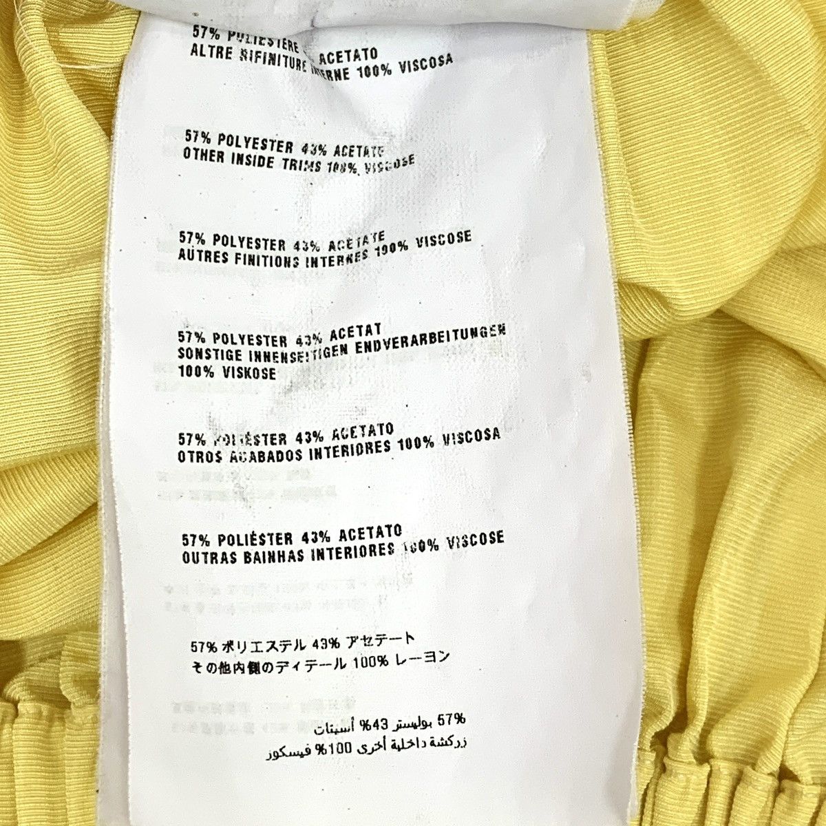 Miu Miu Miu Miu Yellow Pleated Elastic Waist Mini Skirt K26WX Size 27" / US 4 / IT 40 - 8 Thumbnail