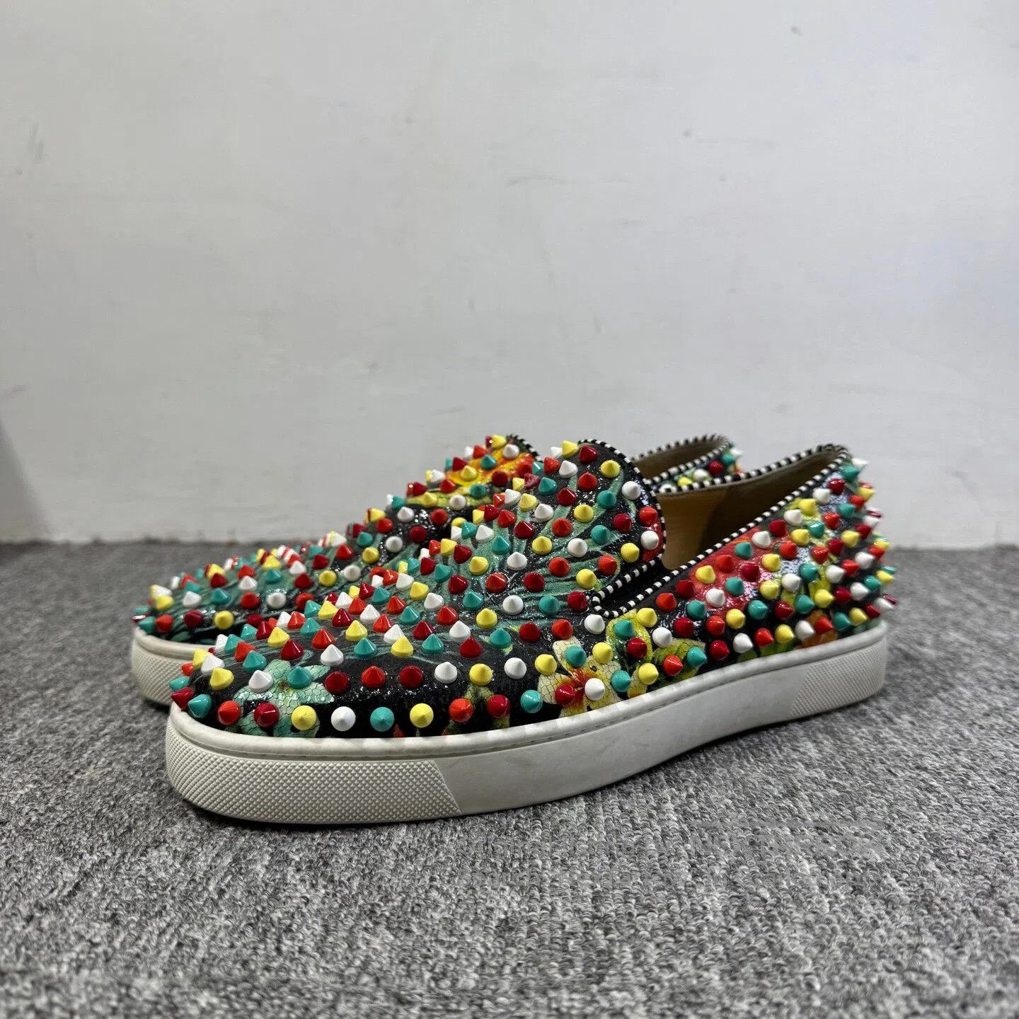 Christian Louboutin Christian Louboutin Rainbow rivet Lefort shoes| Size US 7 / EU 40 - 1 Thumbnail