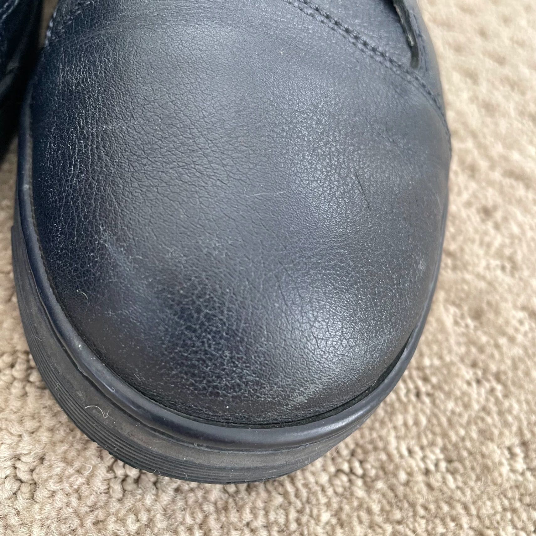 Salvatore Ferragamo Salvatore Ferragamo Stephen 2 High Top Sneaker Men 11.5 Navy Leather 34388 Size US L / EU 52-54 / 3 - 6 Thumbnail