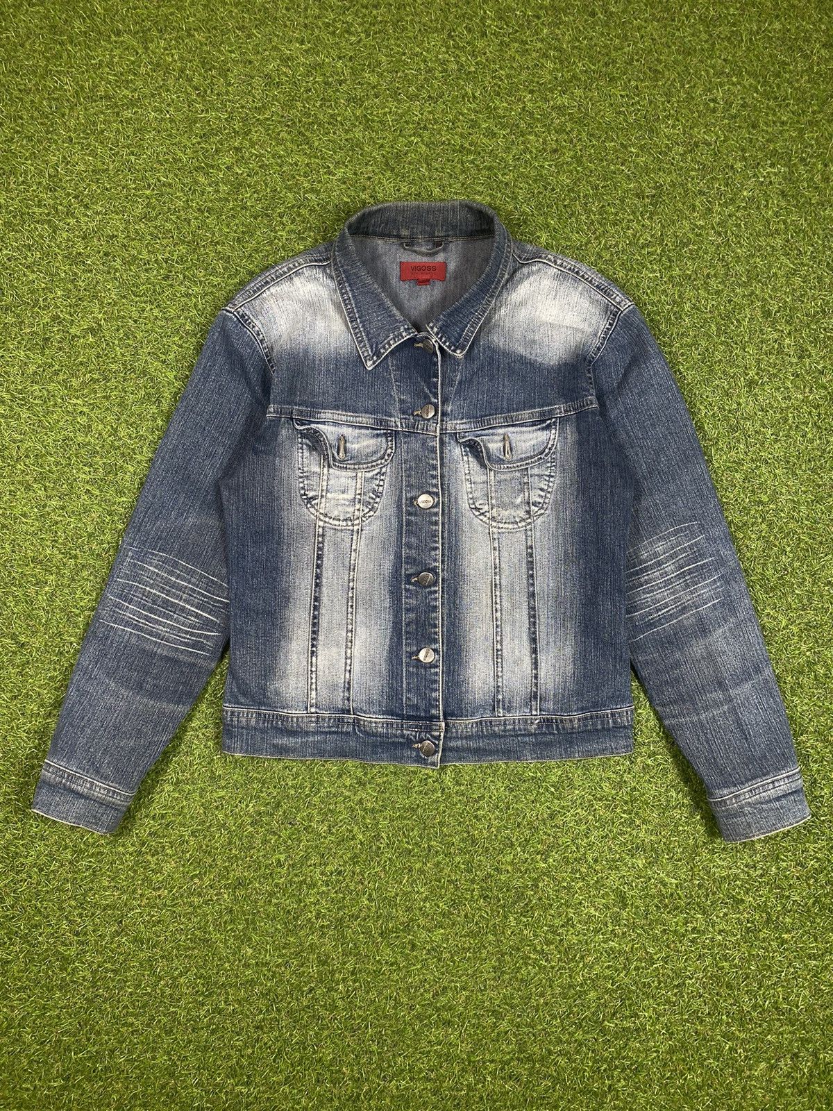 Vintage Vintage 90s Jeans jacket japanese streetwear style size XL Size XL / US 12-14 / IT 48-50 - 1 Thumbnail