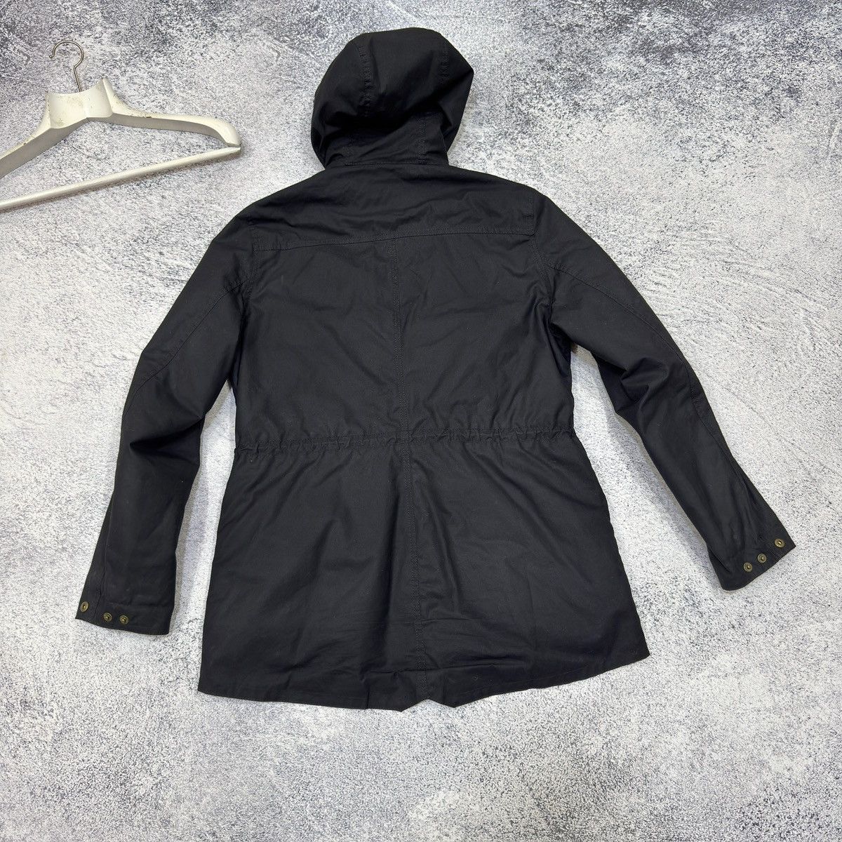Barbour Barbour Kelsall Womens Black Waxed Parka Raincoat L size Size L / US 10 / IT 46 - 16 Thumbnail