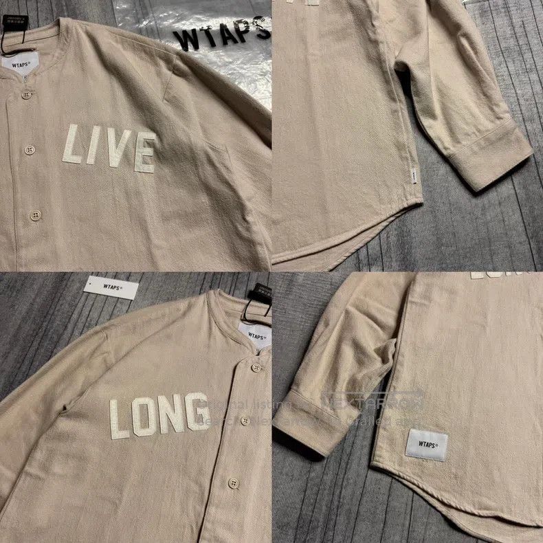 Wtaps Wtaps Flannel collarless shirt coat Size US M / EU 48-50 / 2 - 3 Thumbnail