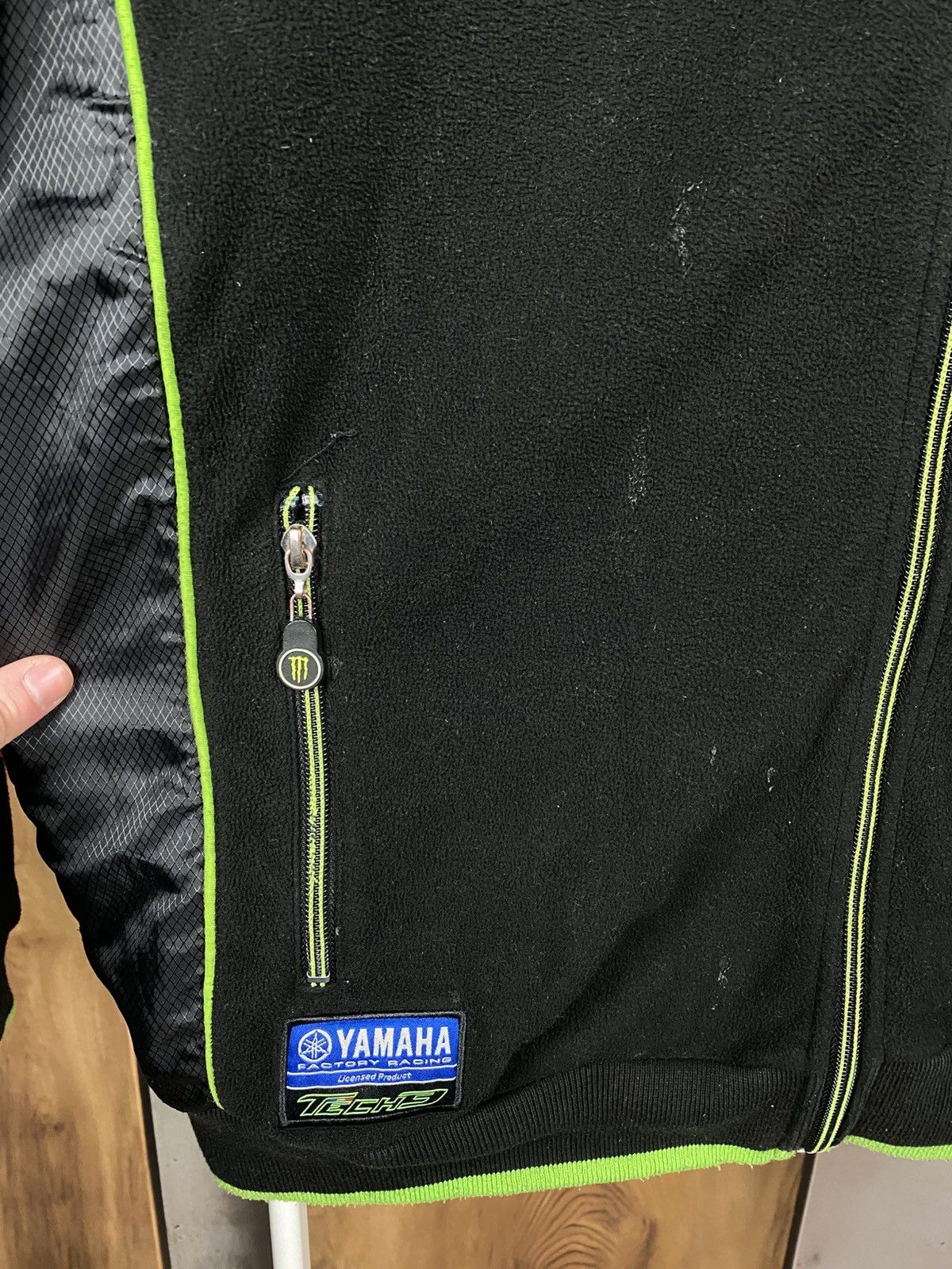 Yamaha 🏁VTG Jacket Fleece Monster Yamaha Tech 3 Official Racing🏁 Size US L / EU 52-54 / 3 - 13 Thumbnail