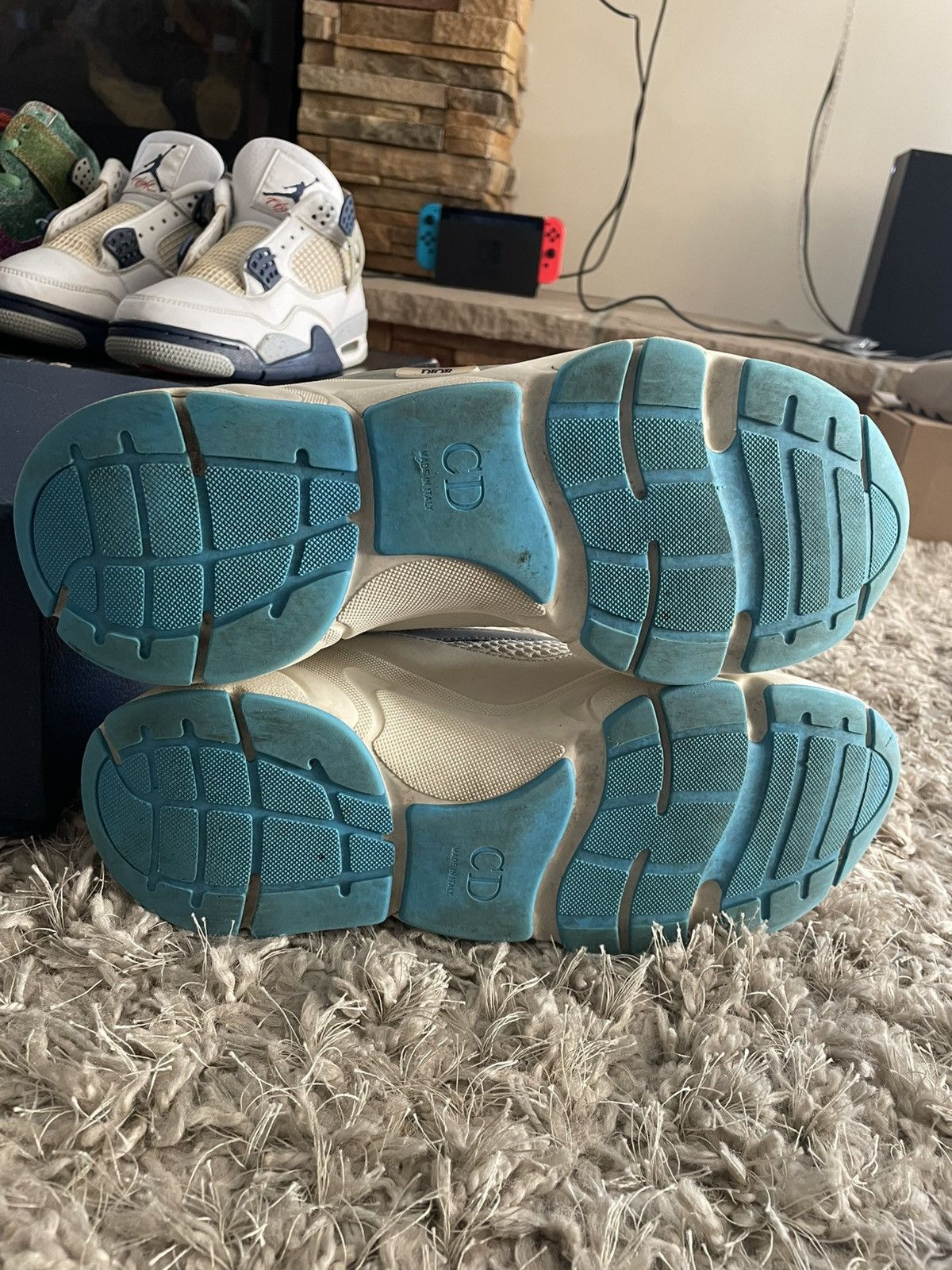 Dior Dior B22 White/Blue Size US 10 / EU 43 - 7 Thumbnail