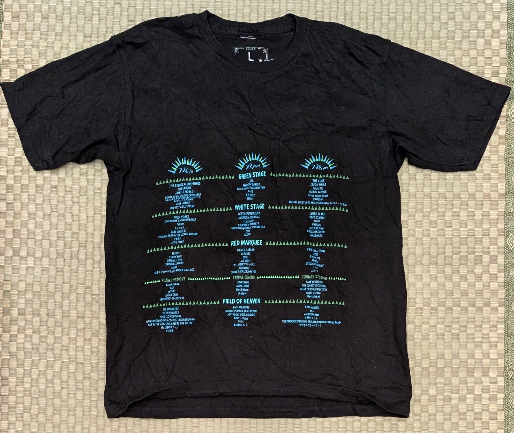 Other RARE Fuji Rock Festival 2019 Mega Beats Paradise T-shirt Size US L / EU 52-54 / 3 - 2 Thumbnail