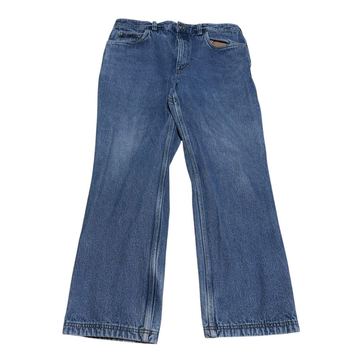 Duluth Trading Company Duluth Trading Co Flannel Lined Jean Pants Men’s 38x30 Size US 38 / EU 54 - 3 Thumbnail
