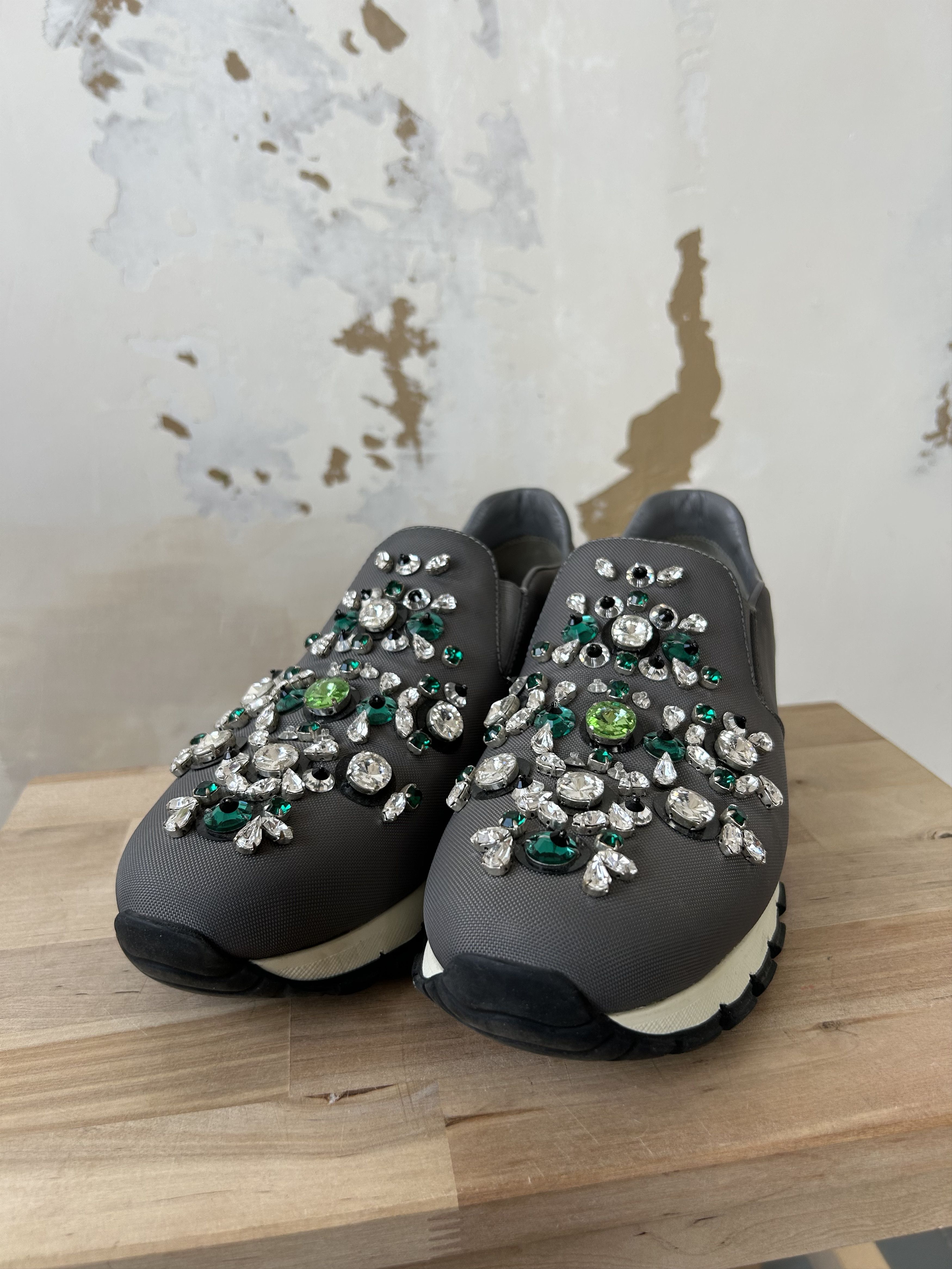 Prada 2000s Vintage Prada Sneakers Size US 9 / IT 39 - 2 Thumbnail