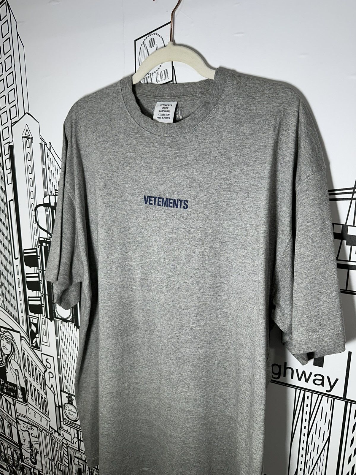 Vetements Vetements Classic Tee Shirt Grey Small Size US S / EU 44-46 / 1 - 2 Thumbnail