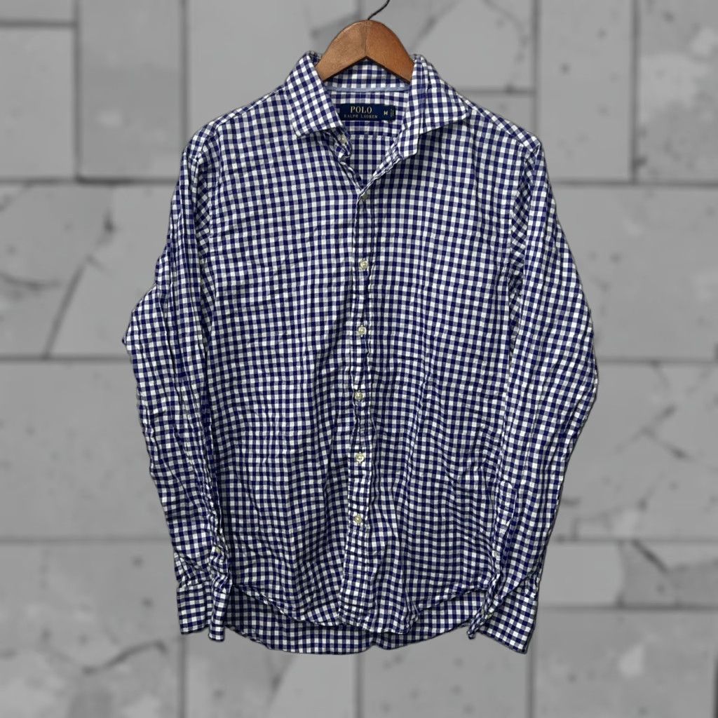 Polo Ralph Lauren Polo Ralph Lauren Blue Plaid Button-Up Shirt Mens M Size Blue Plaid Button-Up Shirt Mens M Color Blue Size US M / EU 48-50 / 2 - 1 Thumbnail