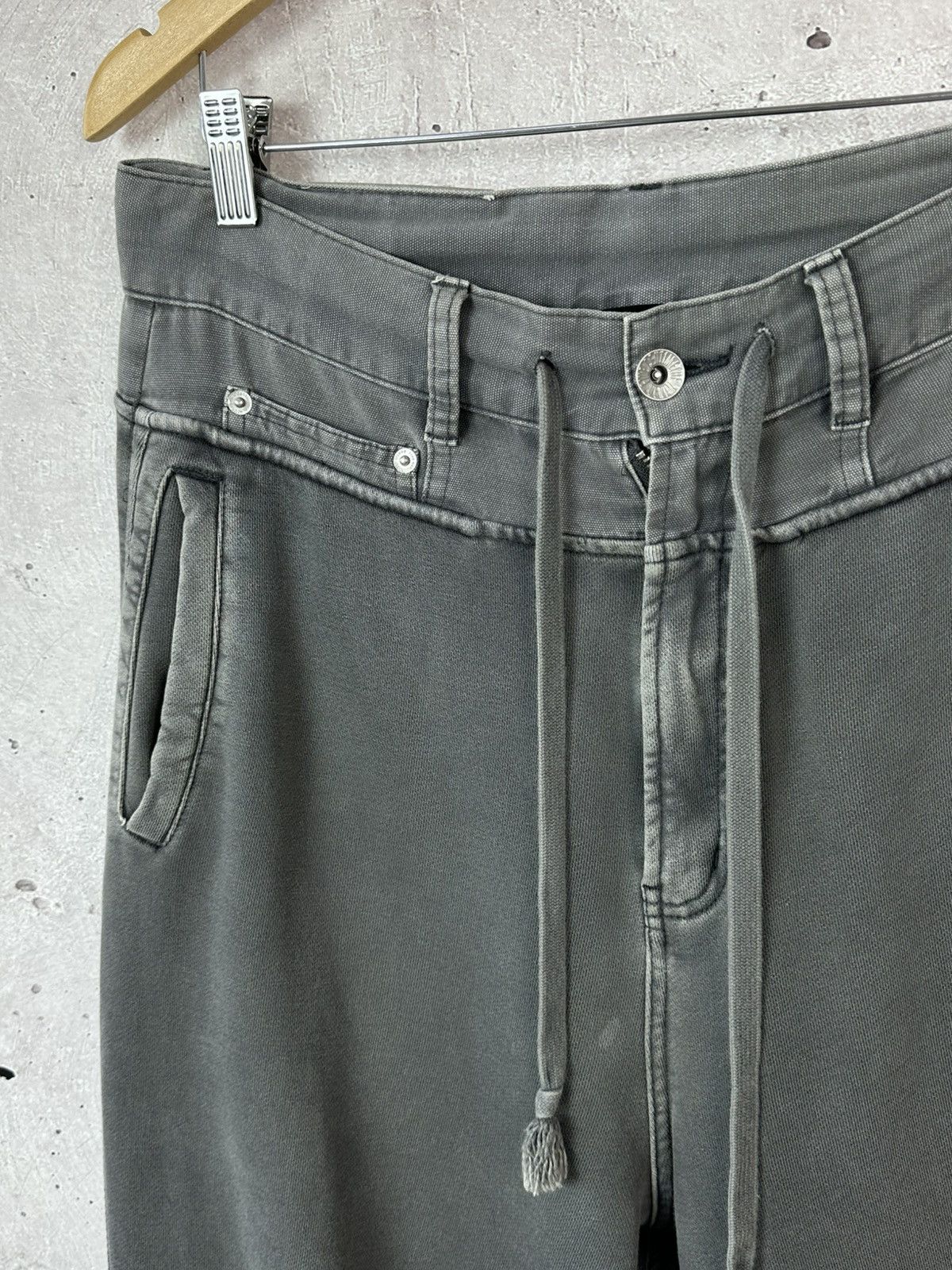 5cm Five cm Washed Grey Denim Belt Relaxed Men’s Sweatpants Size US 32 / EU 48 - 6 Thumbnail