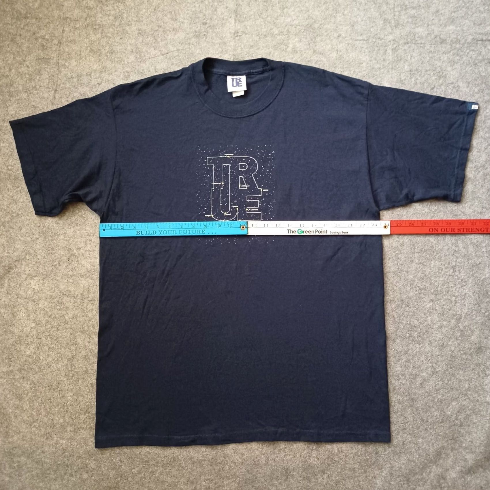 Hanes VINTAGE Hanes Beefy-T T-Shirt Mens XL Navy Graphic Short Sleeve USA Made Shirt Boys Girls Mens Size US XL / EU 56 / 4 - 4 Thumbnail