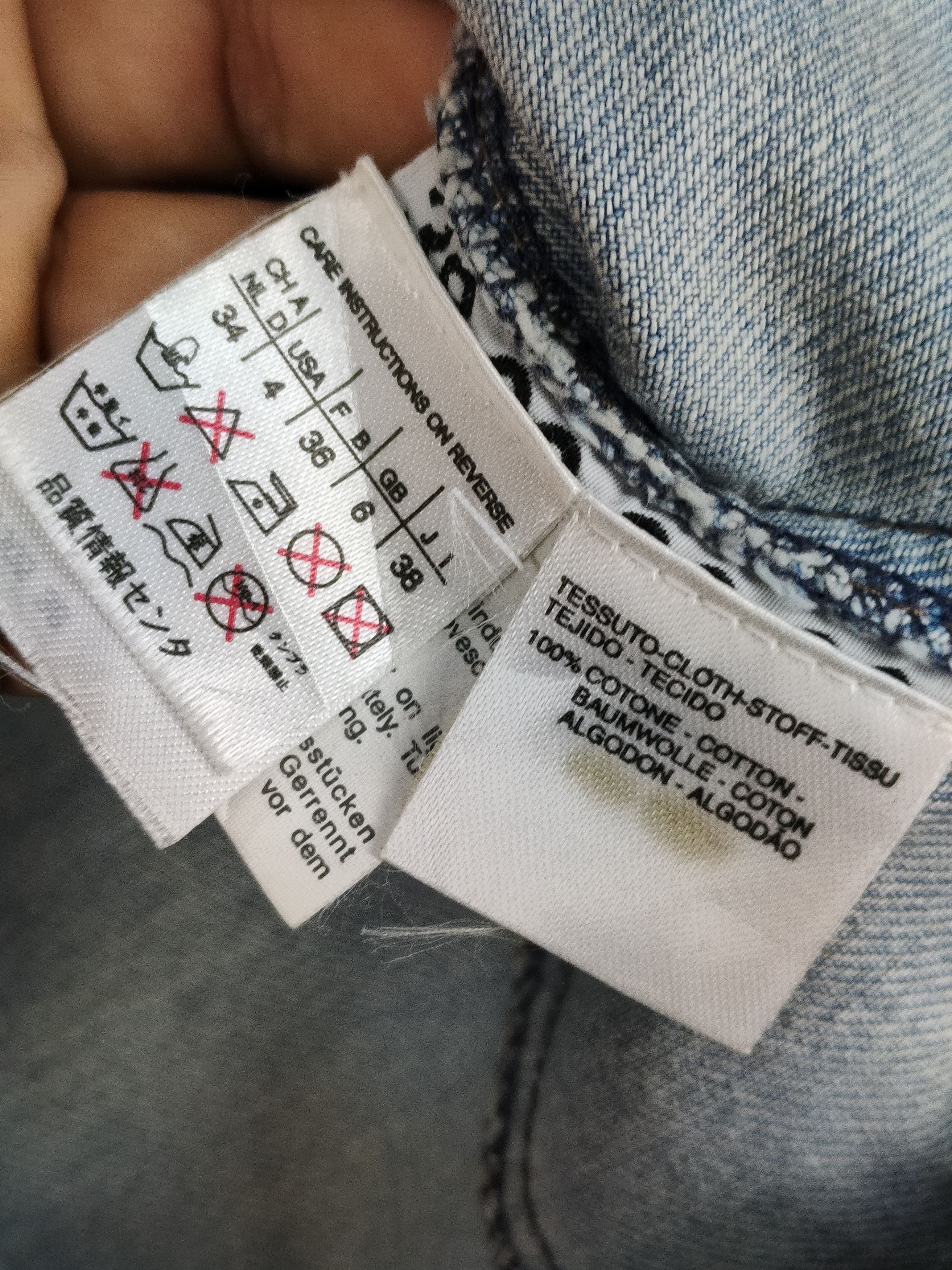 Max Mara Sportmax Code Denim Waxed Jacket Size S / US 4 / IT 40 - 5 Thumbnail