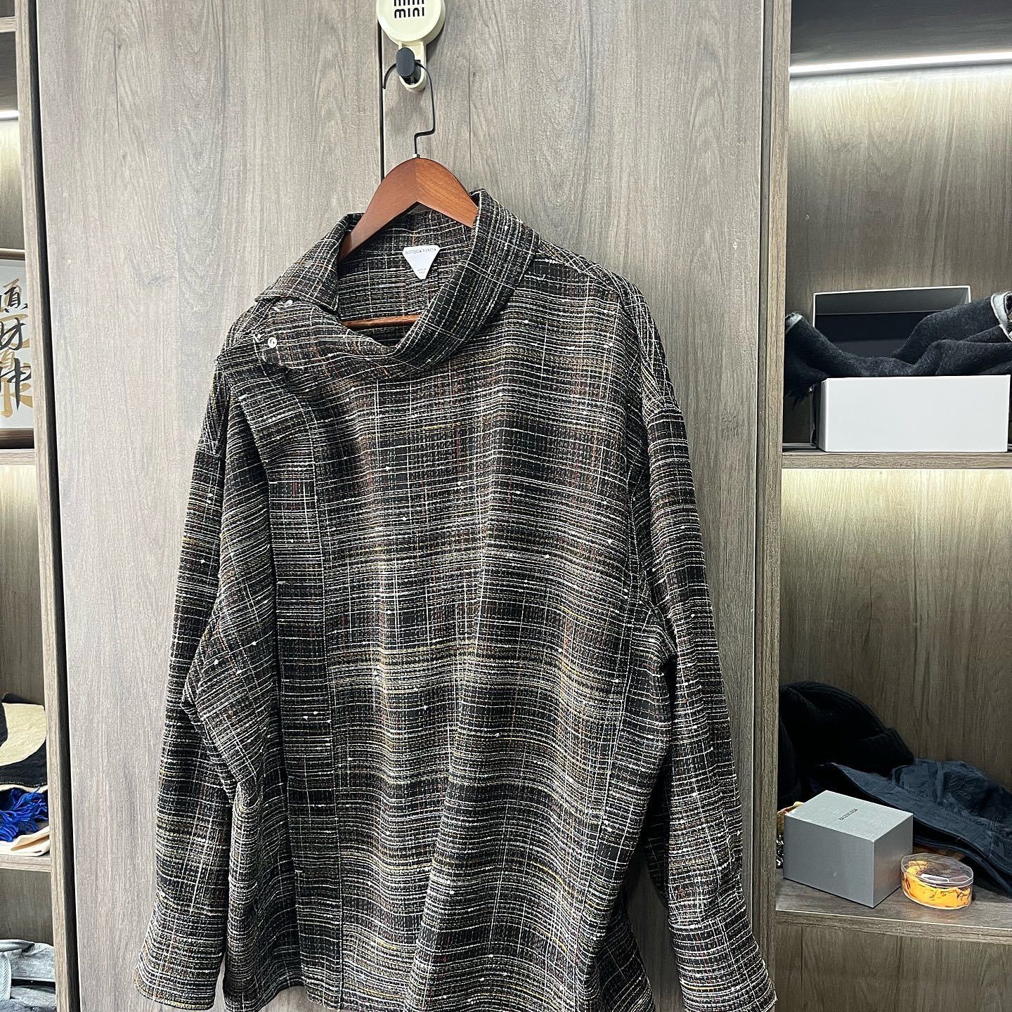 Bottega Veneta Bottega Veneta Multi Check Shirt Size S Size US S / EU 44-46 / 1 - 1 Thumbnail