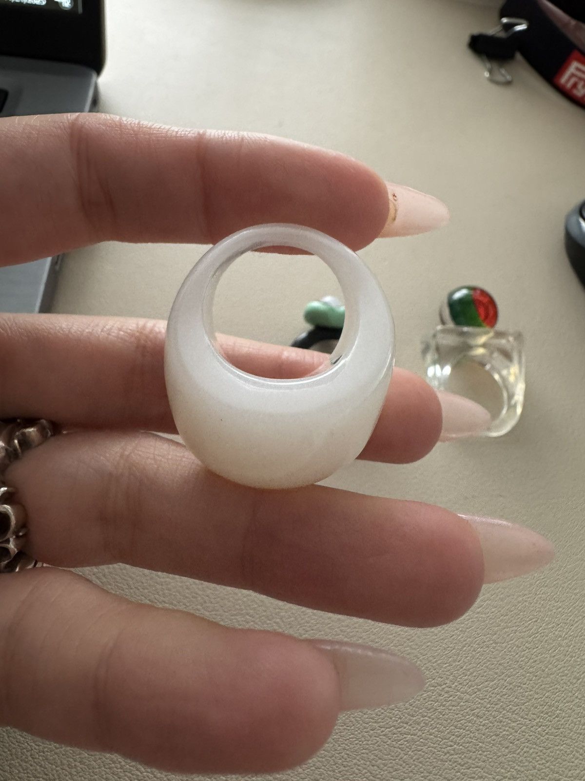 Other Handmade ring set of 3 size US7-8 Size ONE SIZE - 3 Thumbnail