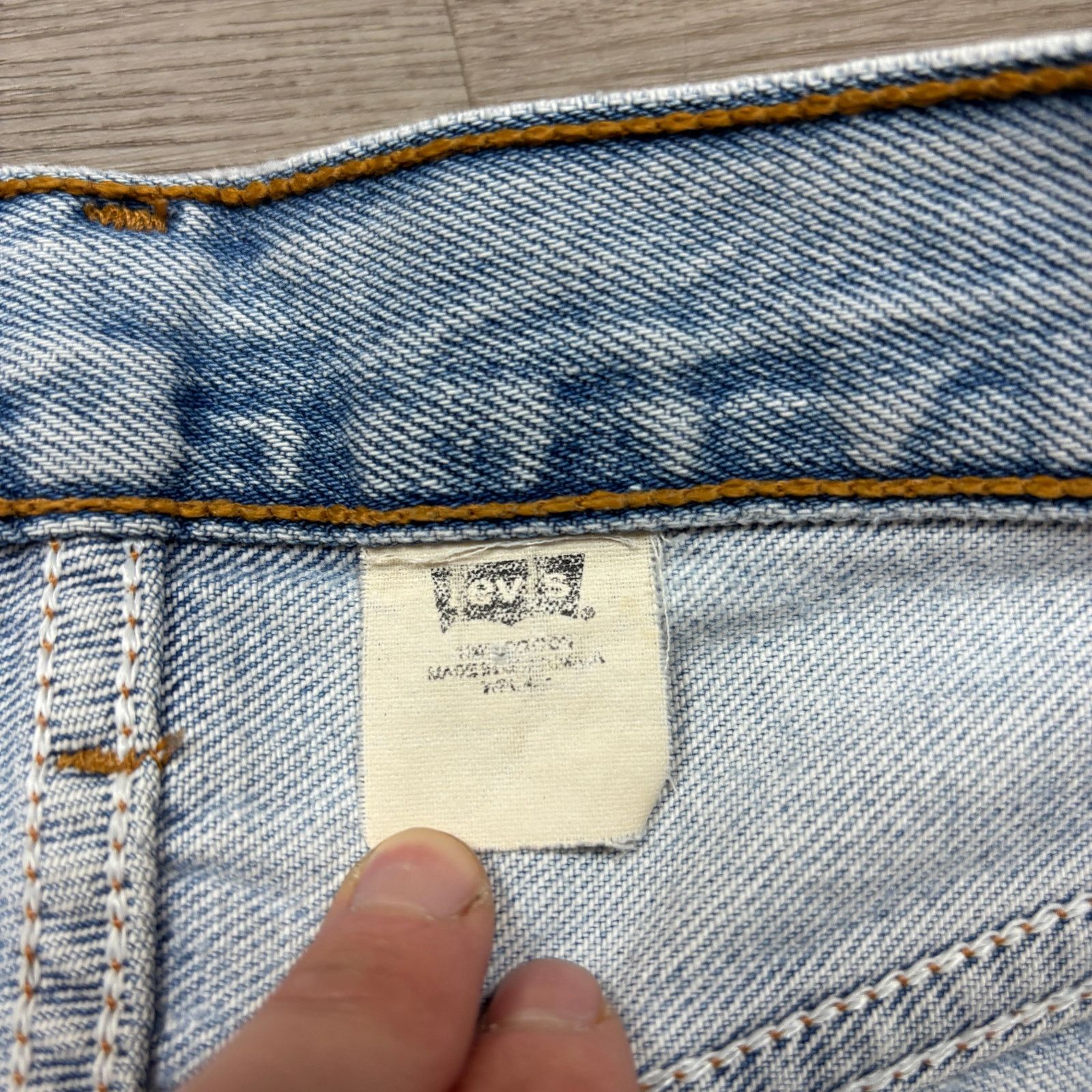 Levi's × Vintage Vintage 90s Levi's 501 Straight Leg Jeans Men's 33x30 Size US 33 - 6 Thumbnail